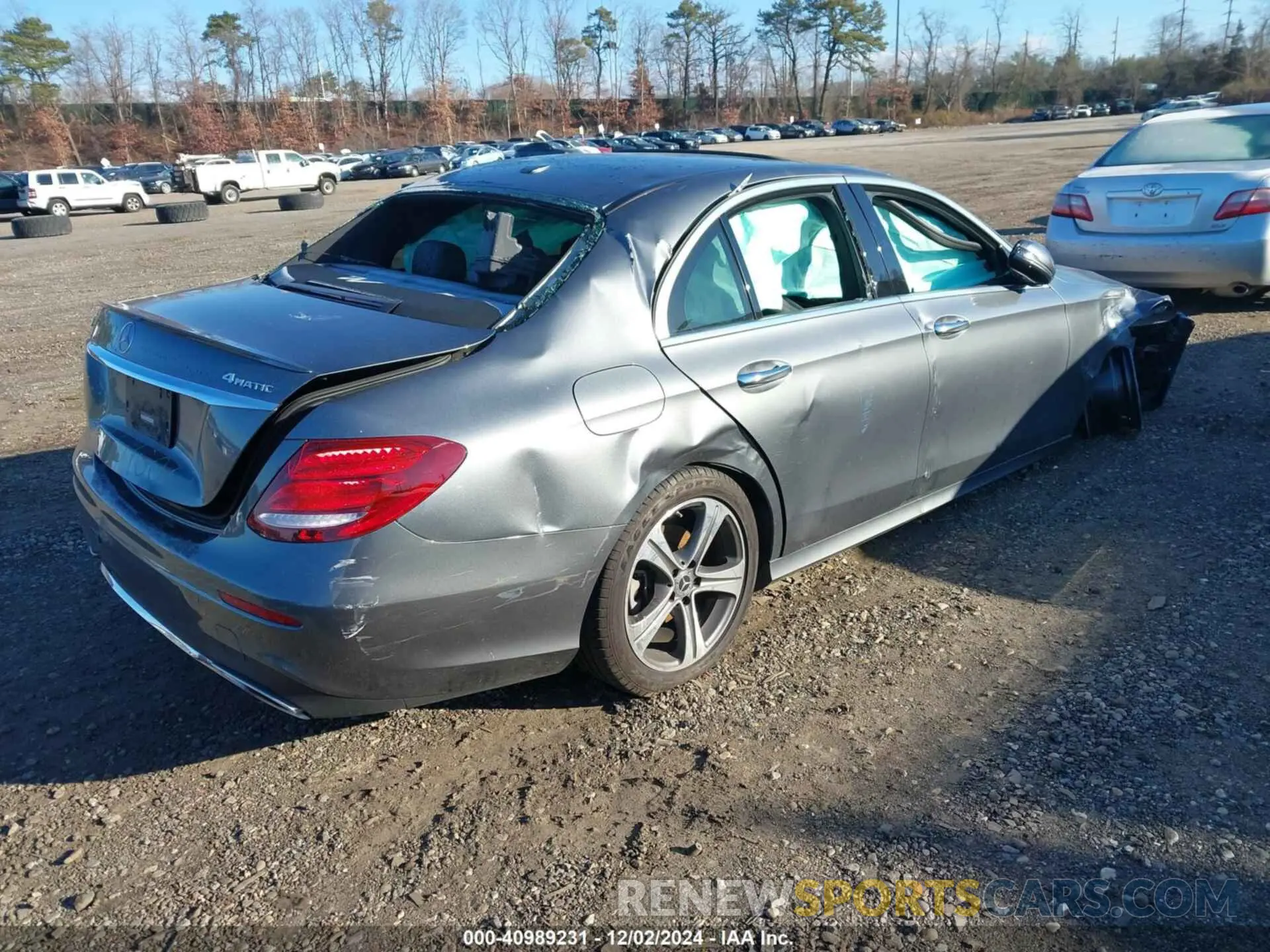4 fotografías del automóvil dañado W1KZF8EB2LA831308 MERCEDES-BENZ E 350 2020
