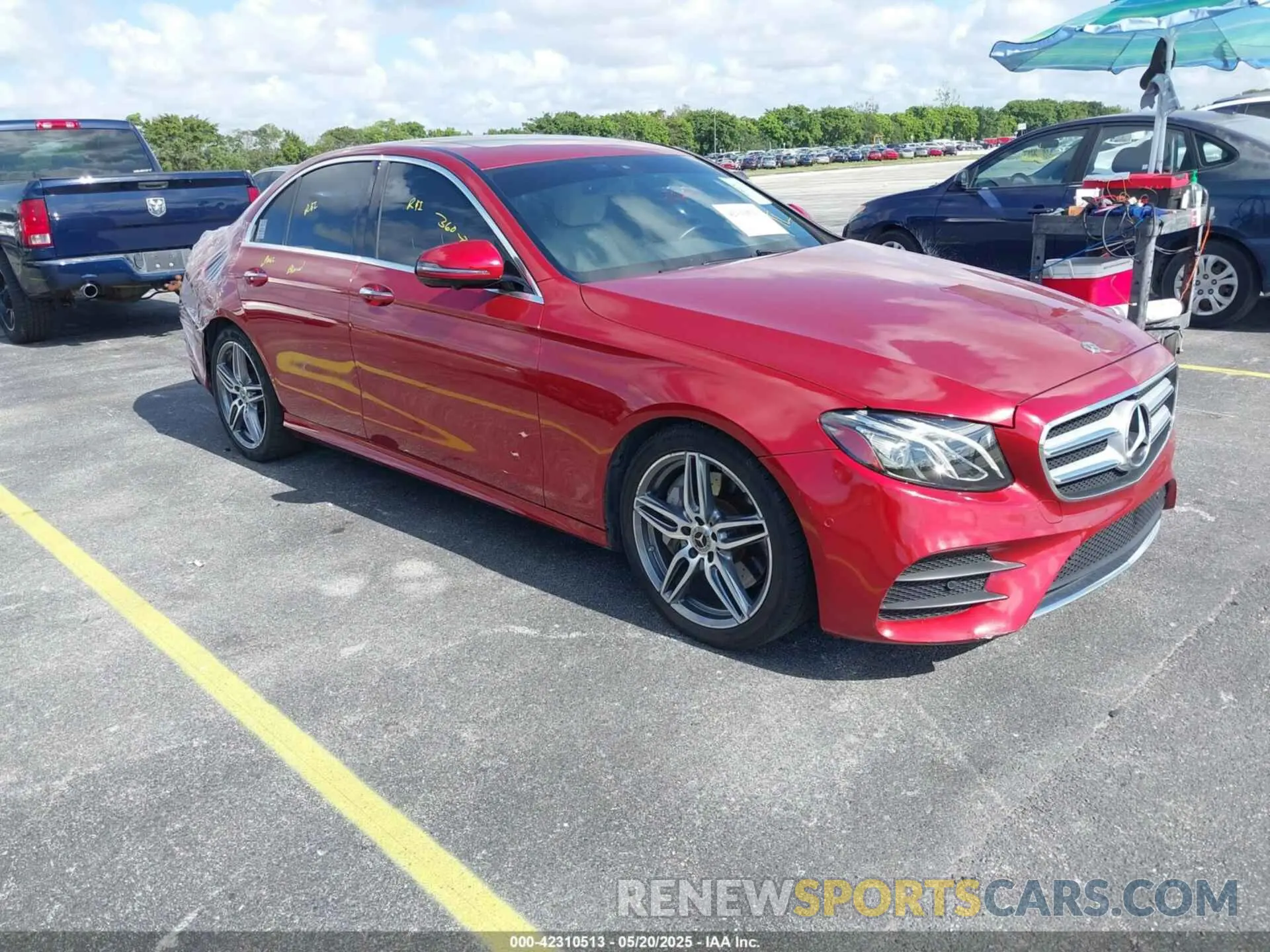 1 fotografías del automóvil dañado WDDZF8DB1LA747787 MERCEDES-BENZ E 350 2020
