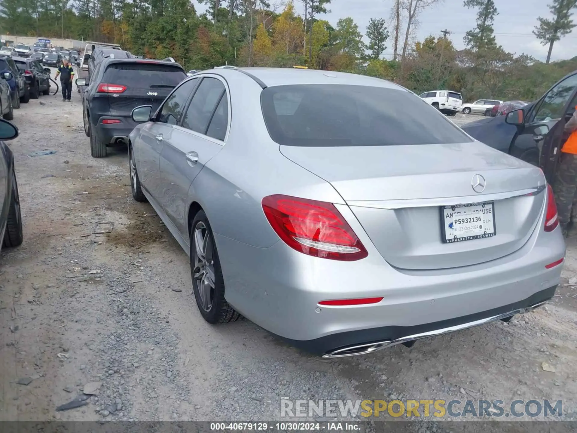 3 fotografías del automóvil dañado WDDZF8DB1LA751032 MERCEDES-BENZ E 350 2020