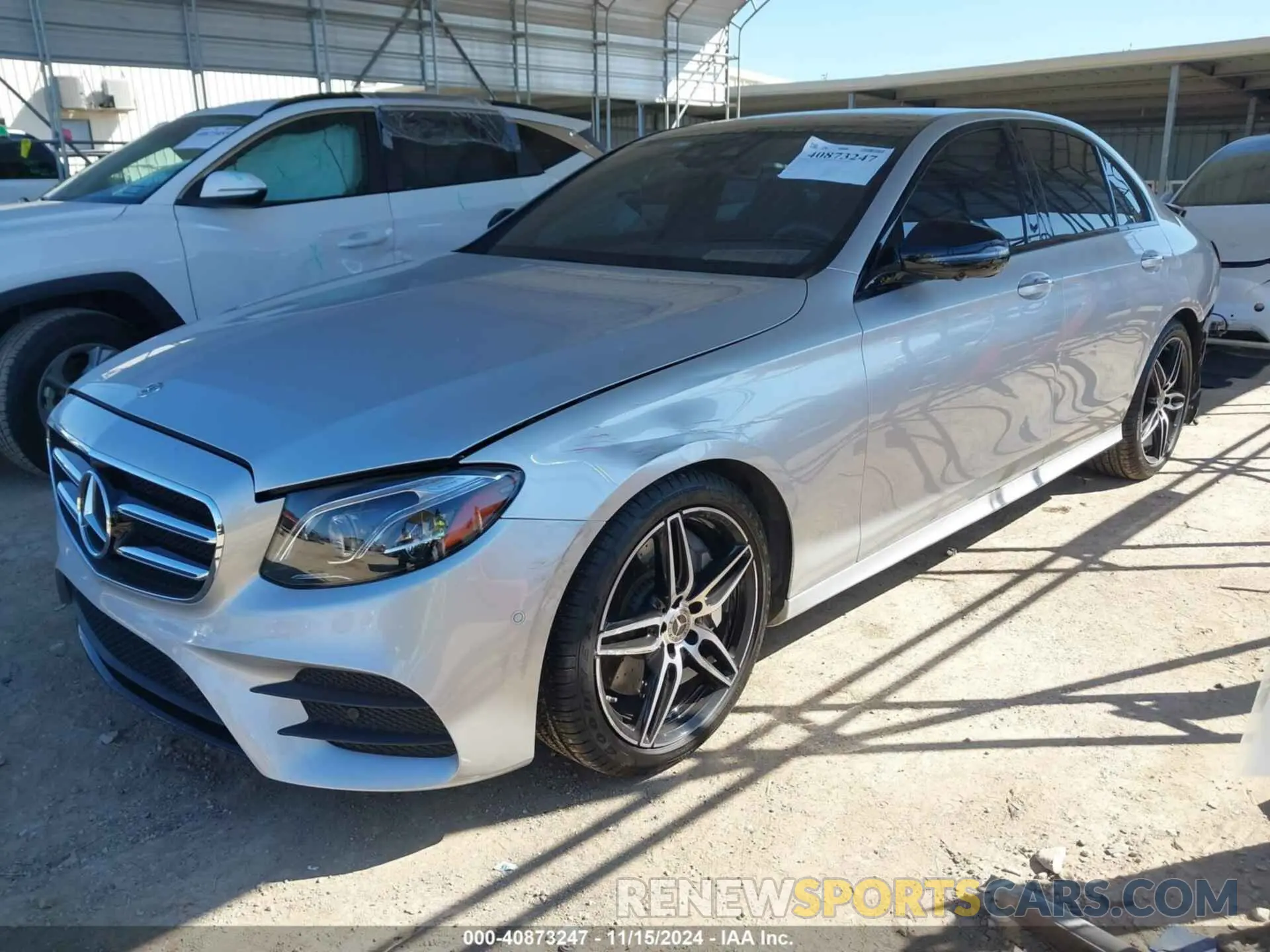 2 fotografías del automóvil dañado WDDZF8DB5LA711049 MERCEDES-BENZ E 350 2020