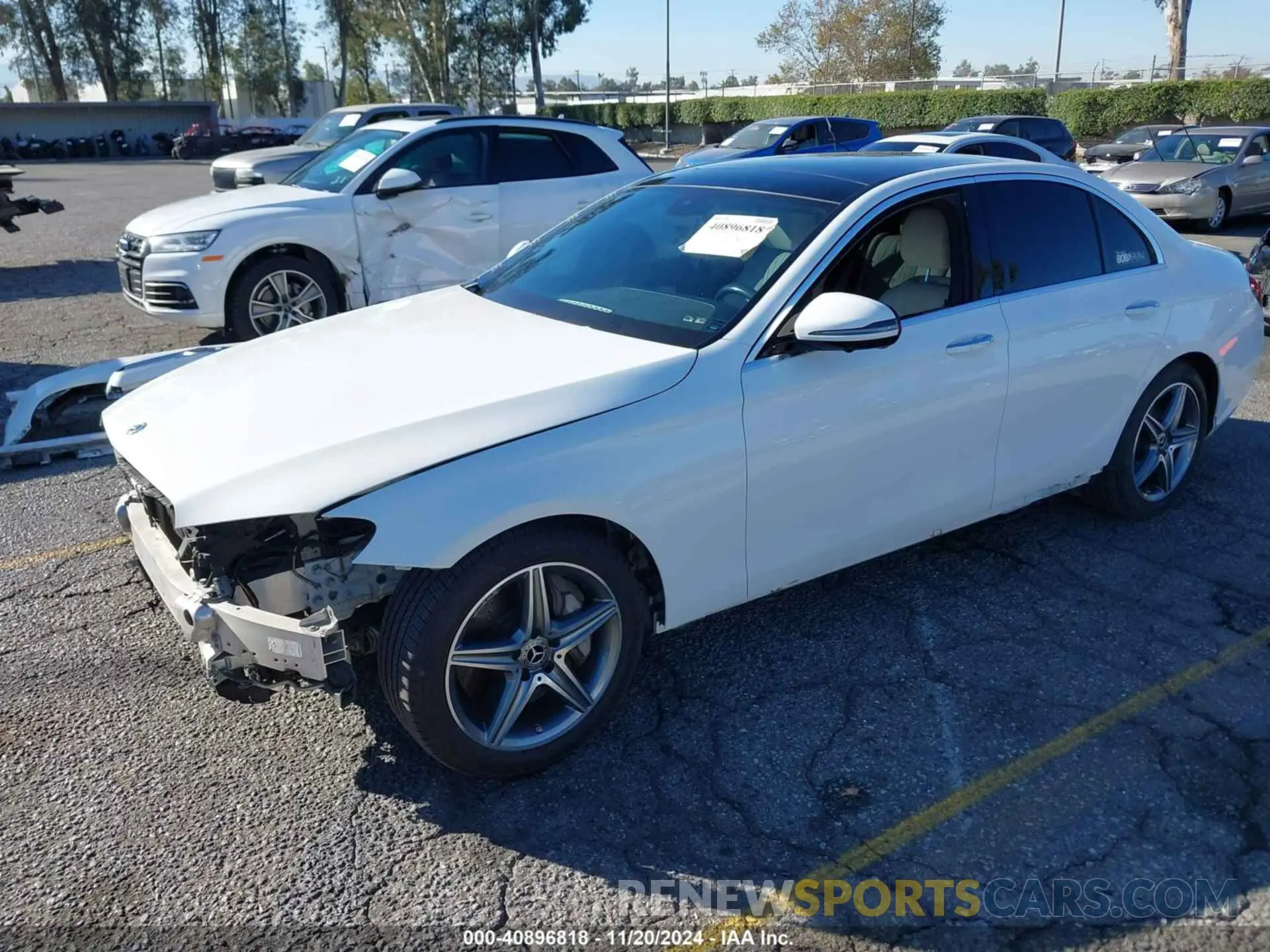 2 fotografías del automóvil dañado WDDZF8DB6LA735070 MERCEDES-BENZ E 350 2020