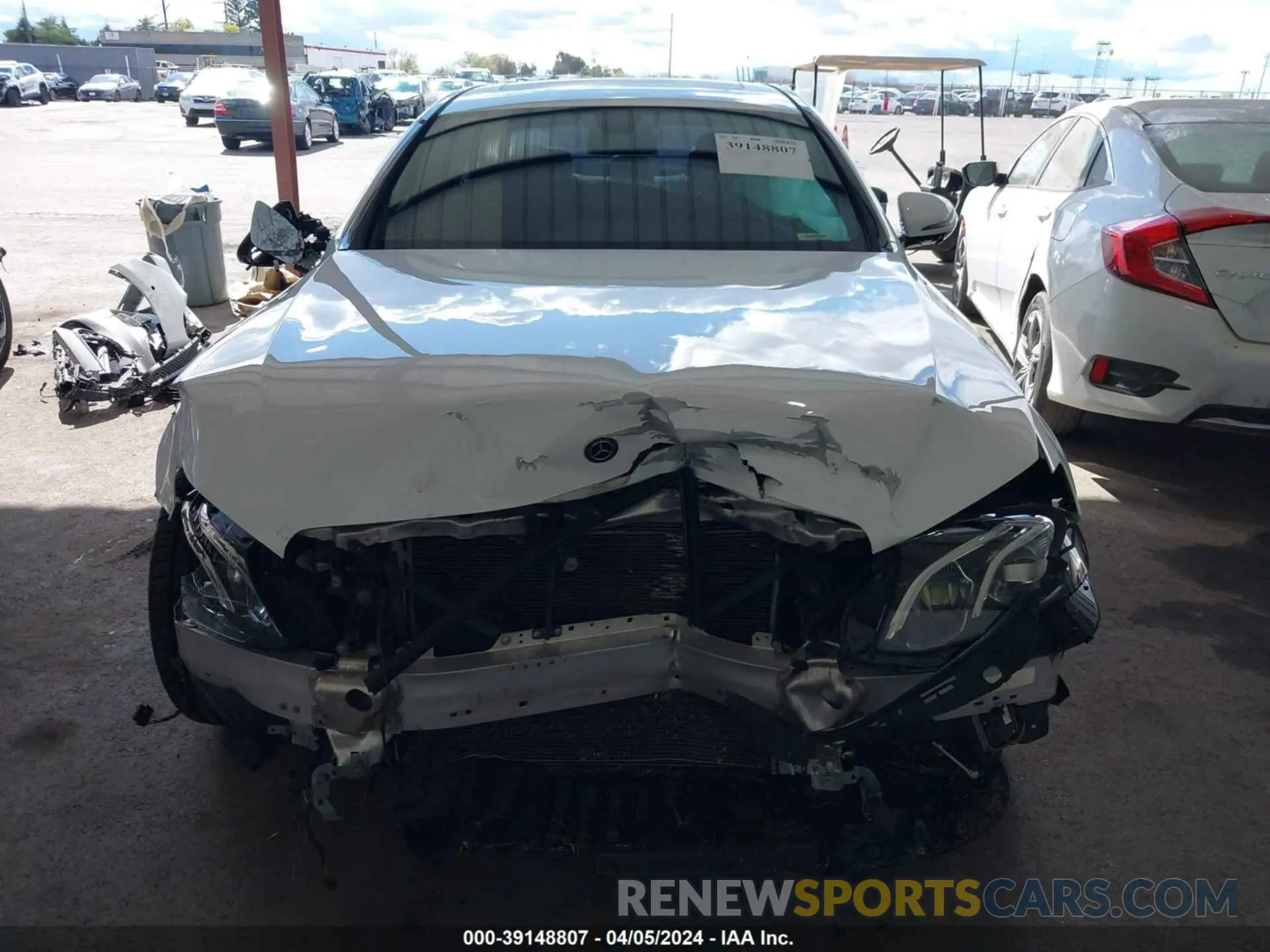 12 fotografías del automóvil dañado WDDZF8DB9LA747522 MERCEDES-BENZ E 350 2020