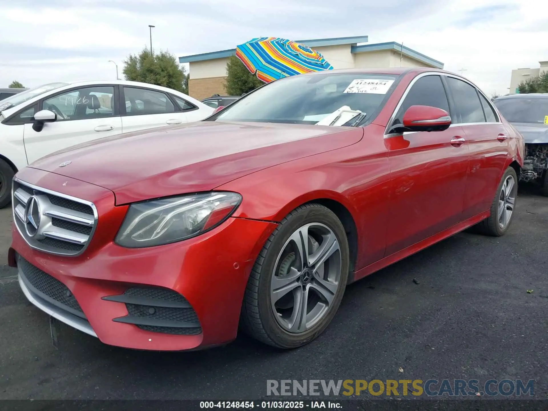 2 fotografías del automóvil dañado WDDZF8DBXLA704257 MERCEDES-BENZ E 350 2020