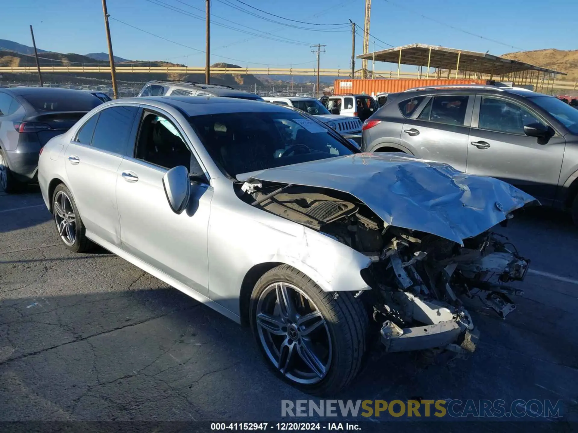 1 fotografías del automóvil dañado WDDZF8DBXLA709698 MERCEDES-BENZ E 350 2020