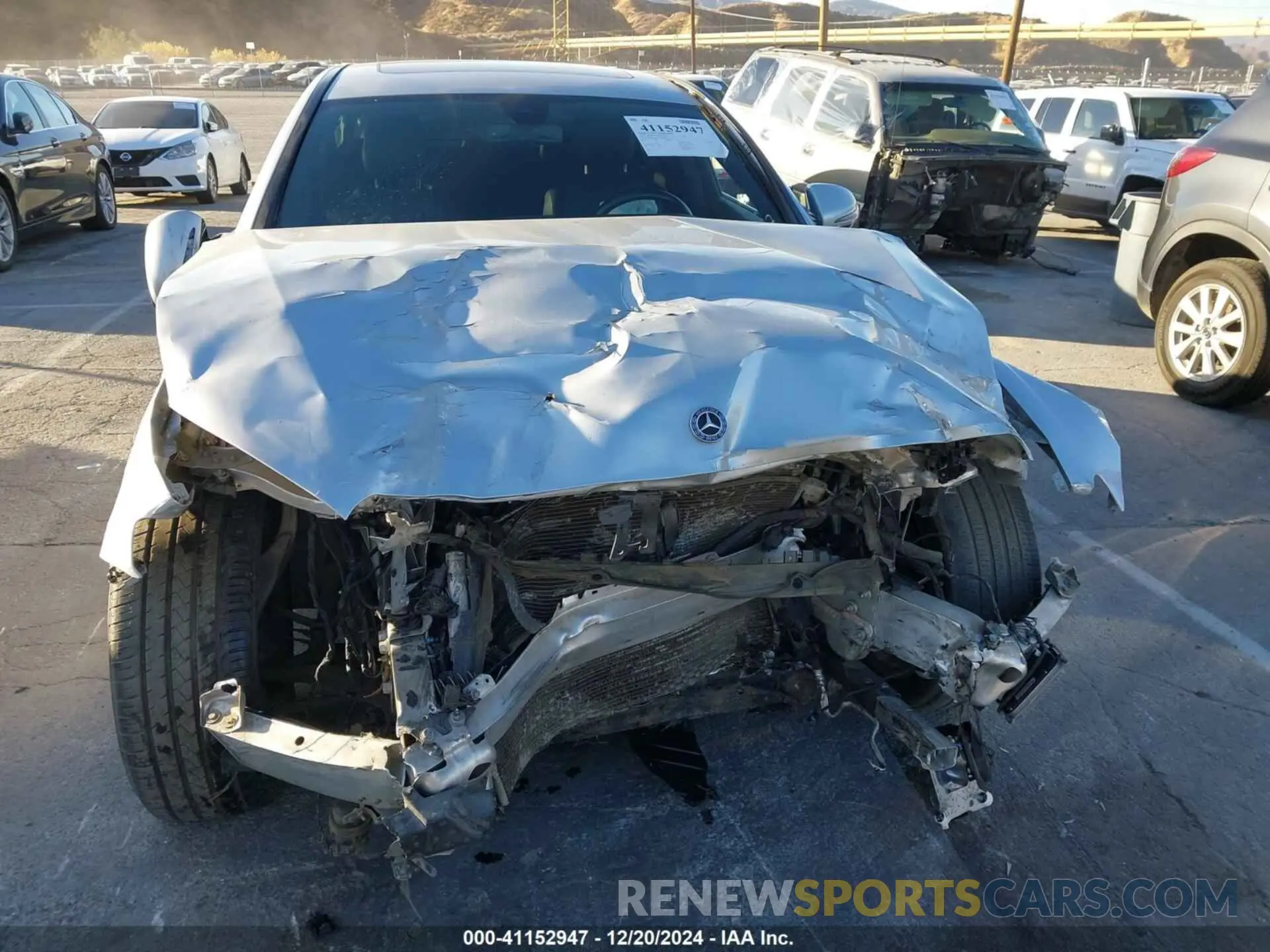 6 fotografías del automóvil dañado WDDZF8DBXLA709698 MERCEDES-BENZ E 350 2020