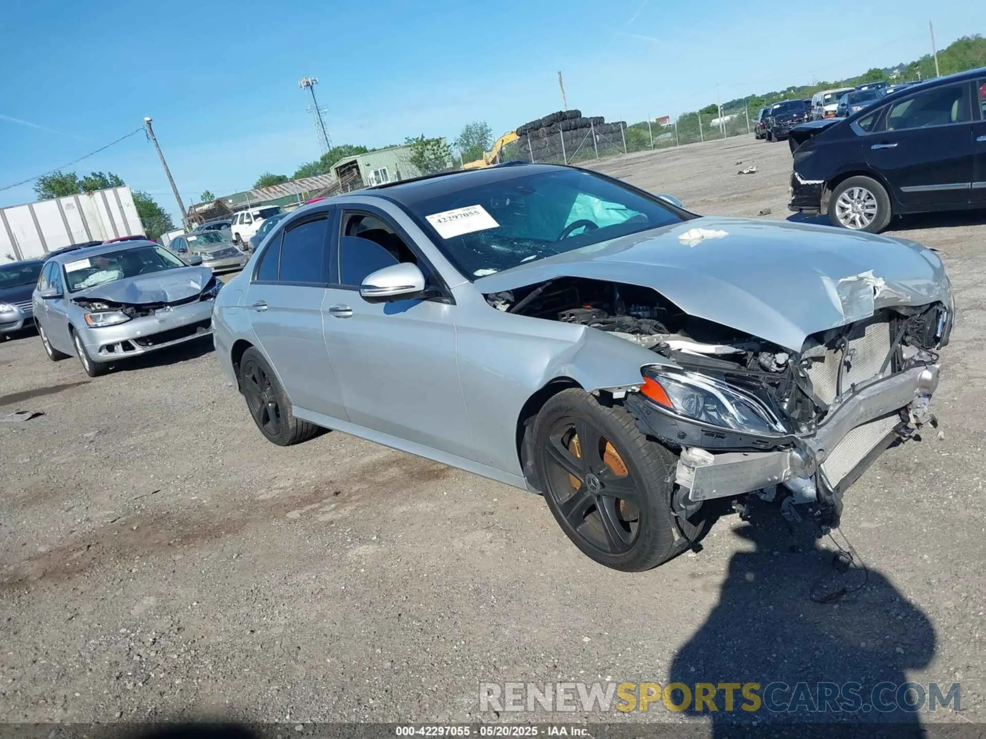 1 fotografías del automóvil dañado WDDZF8EB4LA703331 MERCEDES-BENZ E 350 2020