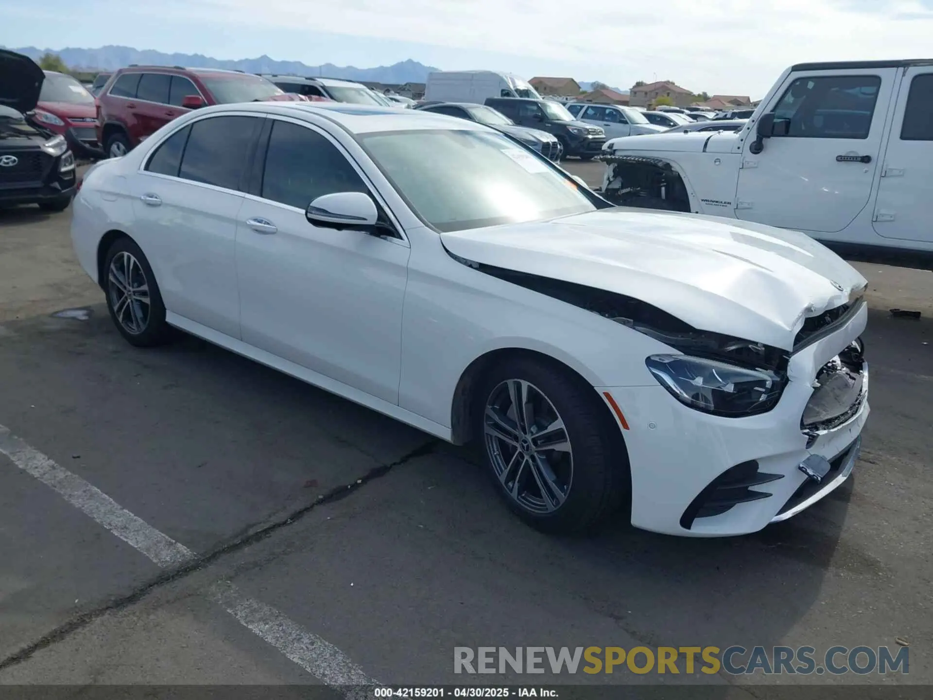1 fotografías del automóvil dañado W1KZF8DB0MA874452 MERCEDES-BENZ E 350 2021