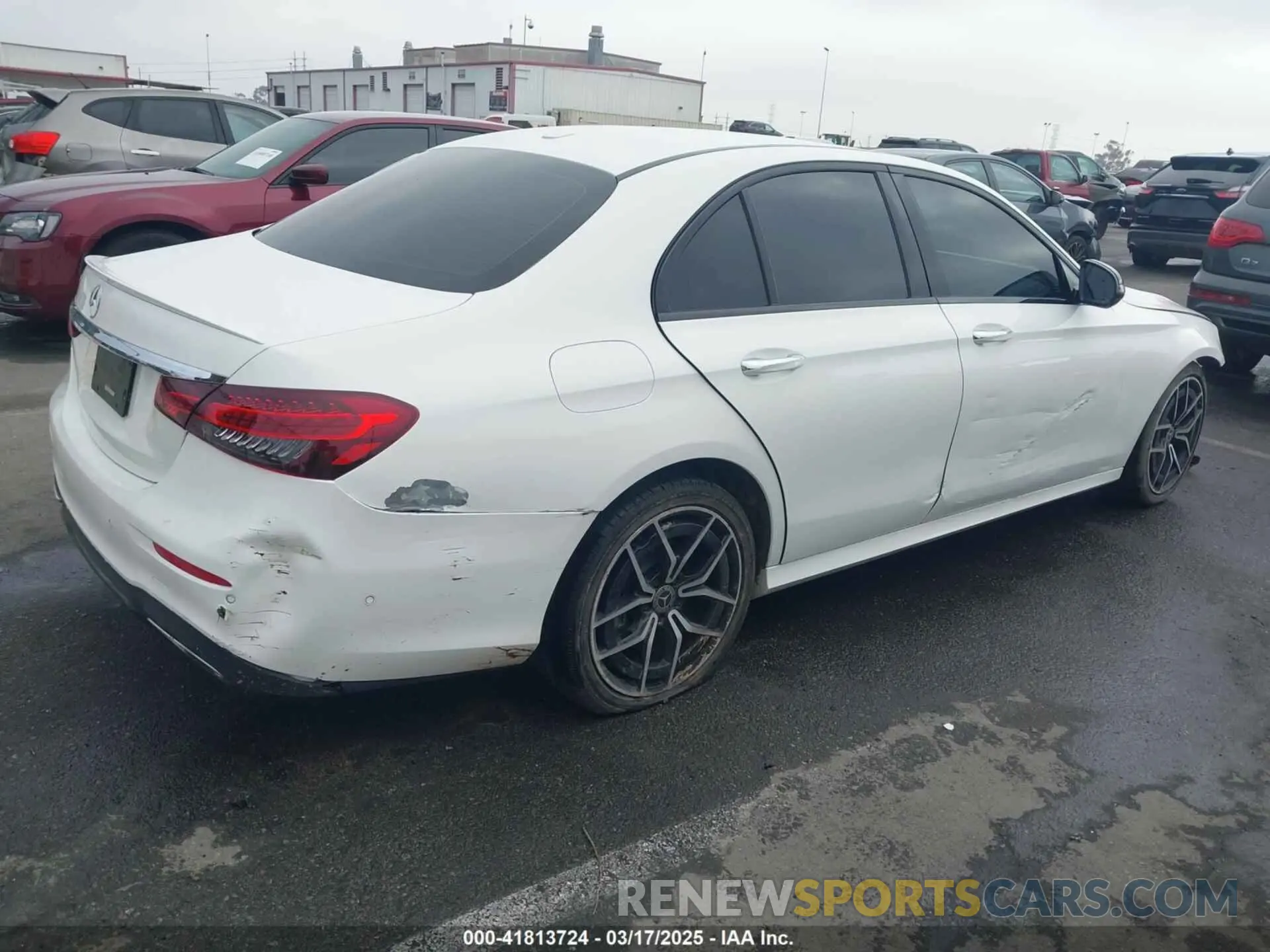 4 fotografías del automóvil dañado W1KZF8DB0MA924251 MERCEDES-BENZ E 350 2021