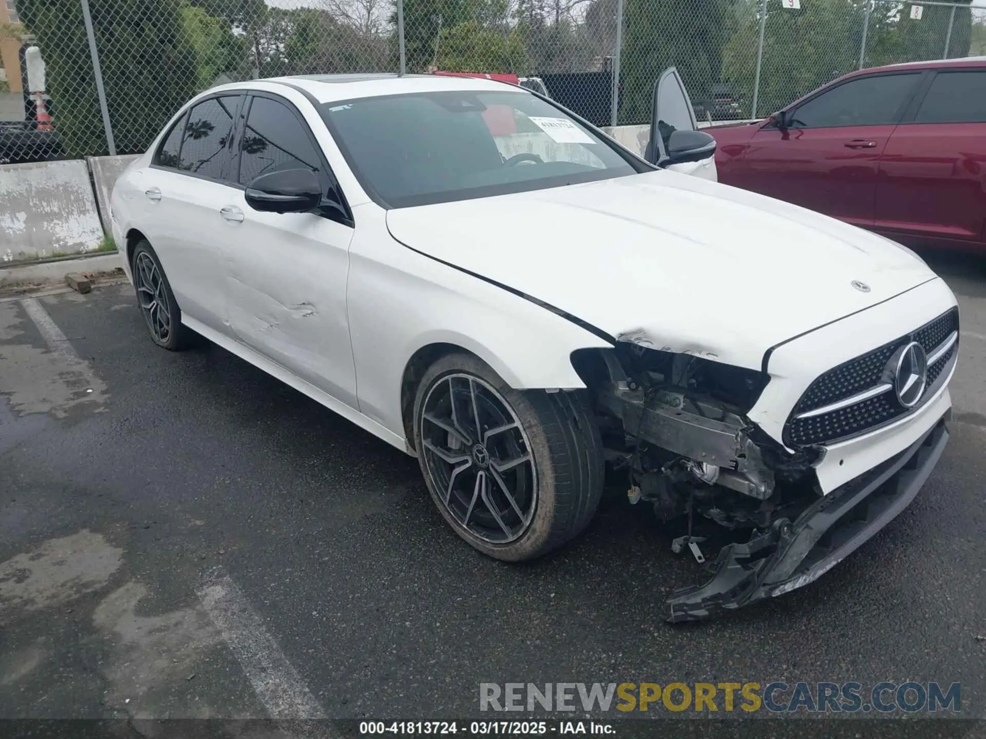 6 fotografías del automóvil dañado W1KZF8DB0MA924251 MERCEDES-BENZ E 350 2021
