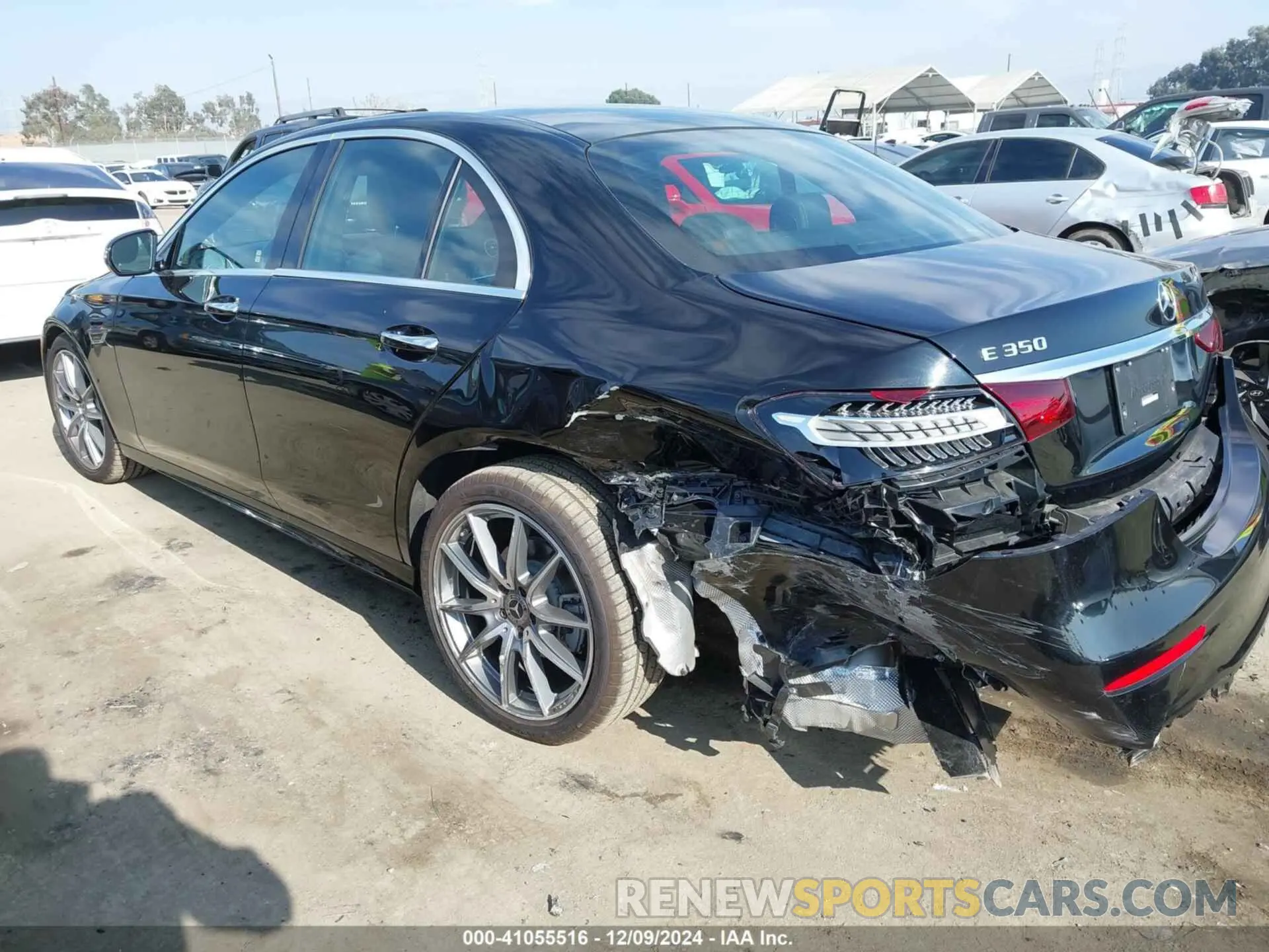 3 fotografías del automóvil dañado W1KZF8DB2MA906446 MERCEDES-BENZ E 350 2021