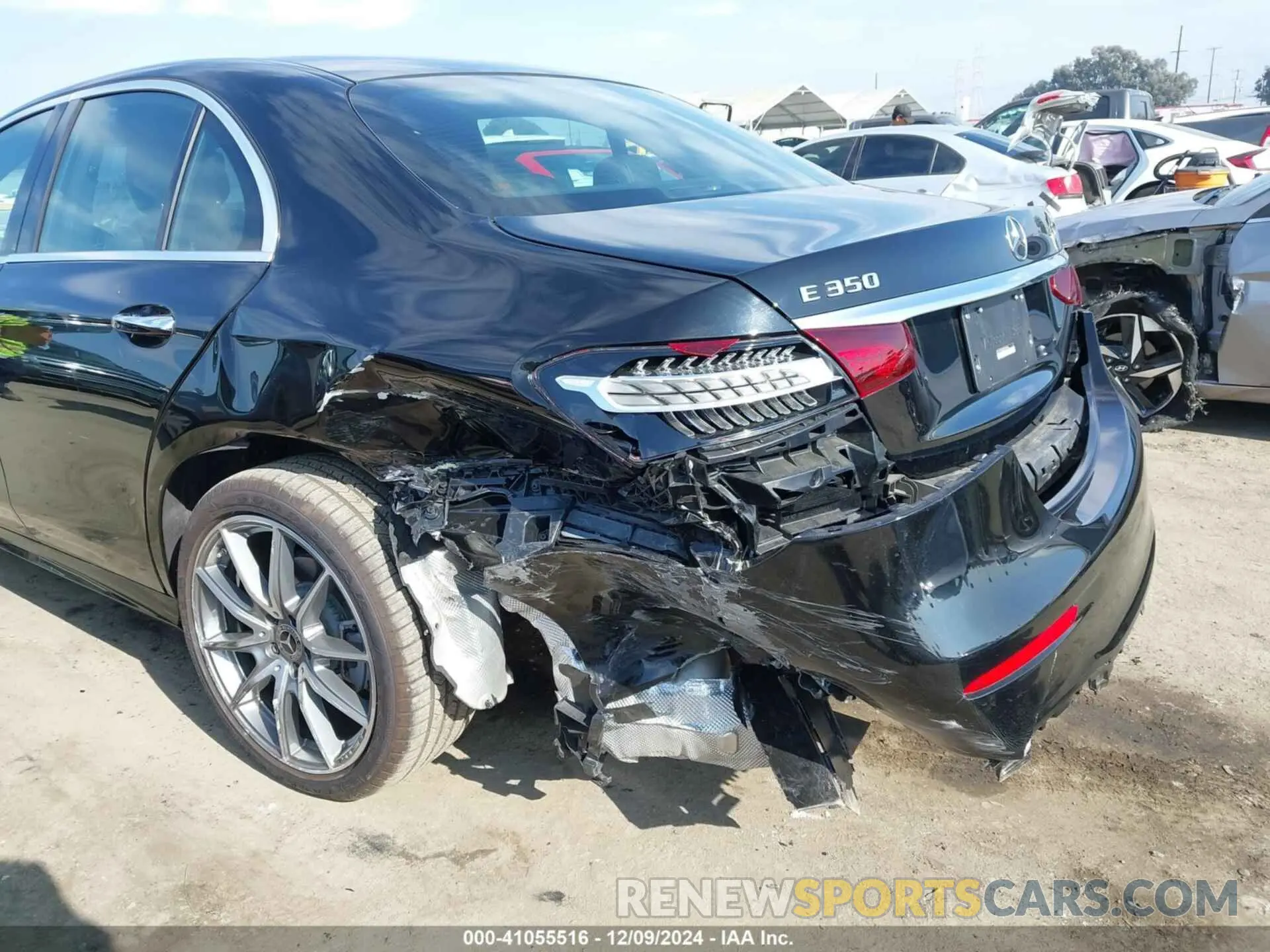 6 fotografías del automóvil dañado W1KZF8DB2MA906446 MERCEDES-BENZ E 350 2021