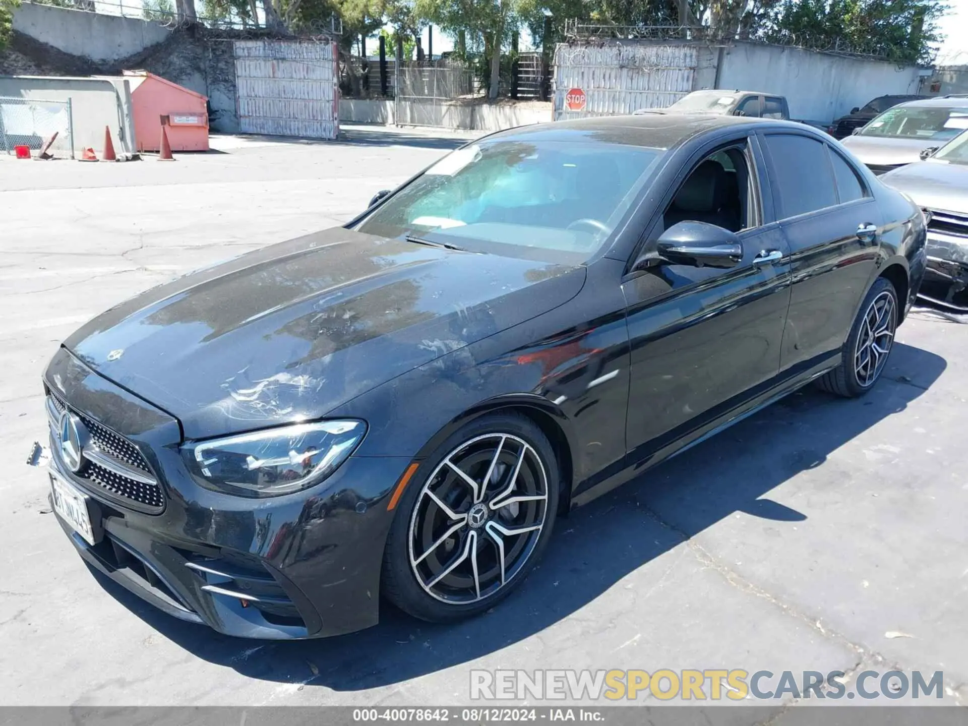 2 fotografías del automóvil dañado W1KZF8DB5MA895894 MERCEDES-BENZ E 350 2021
