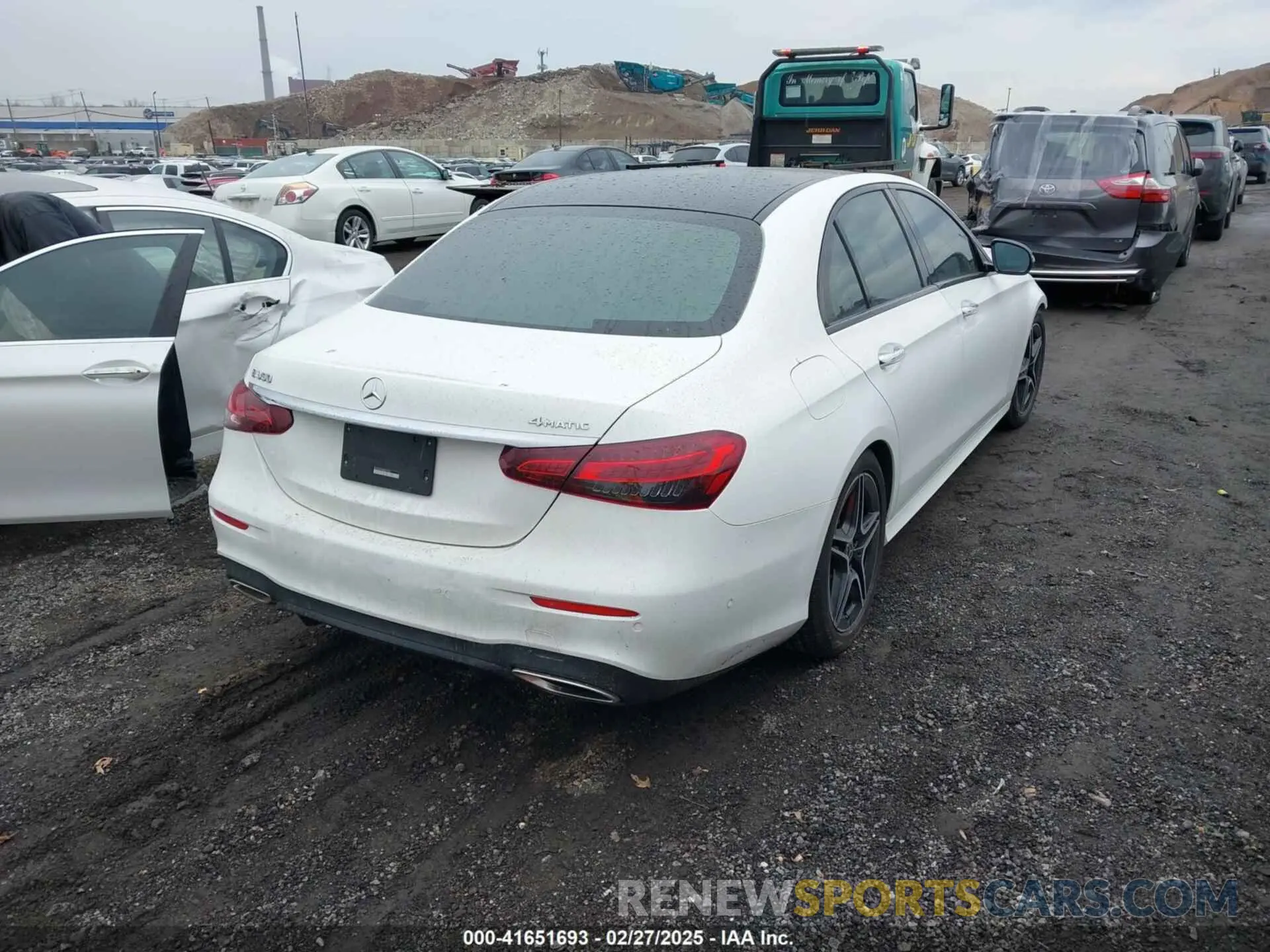 4 fotografías del automóvil dañado W1KZF8EB6MB001569 MERCEDES-BENZ E 350 2021
