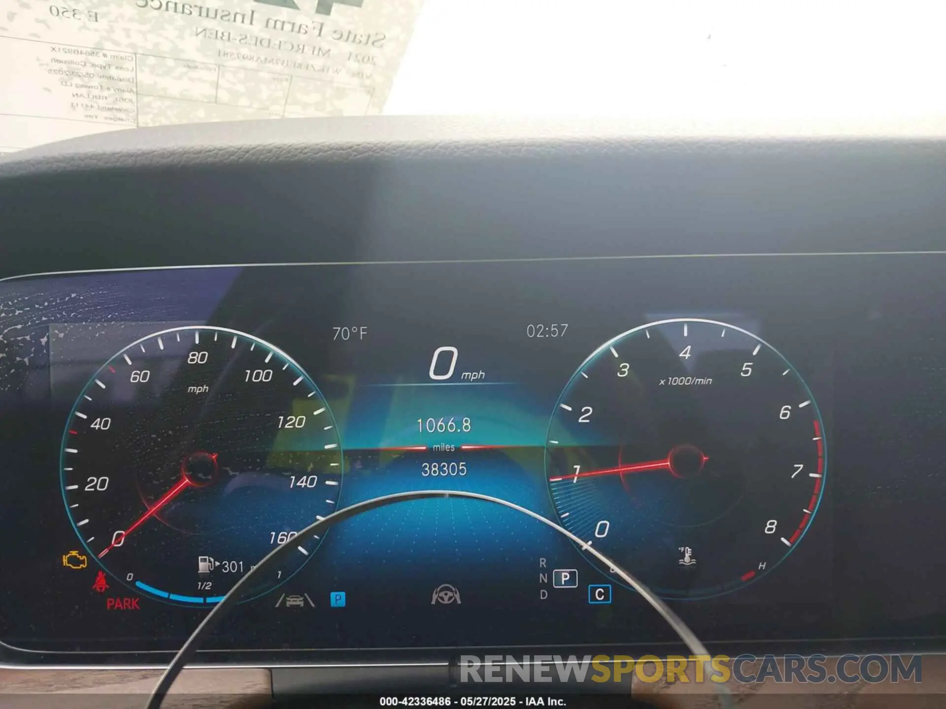 7 fotografías del automóvil dañado W1KZF8EB7MA897581 MERCEDES-BENZ E 350 2021