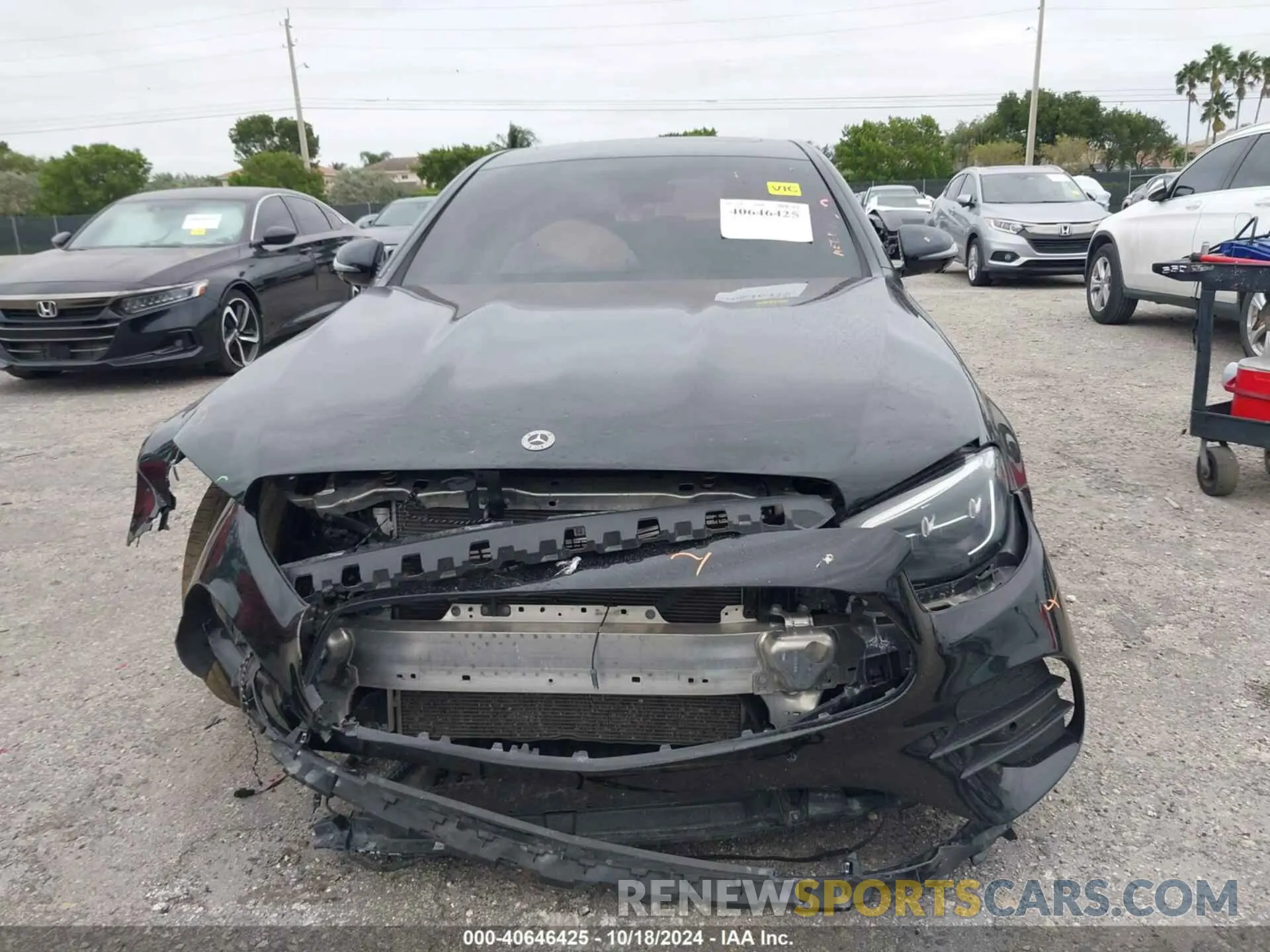 6 fotografías del automóvil dañado W1KZF8DB0NB093703 MERCEDES-BENZ E 350 2022