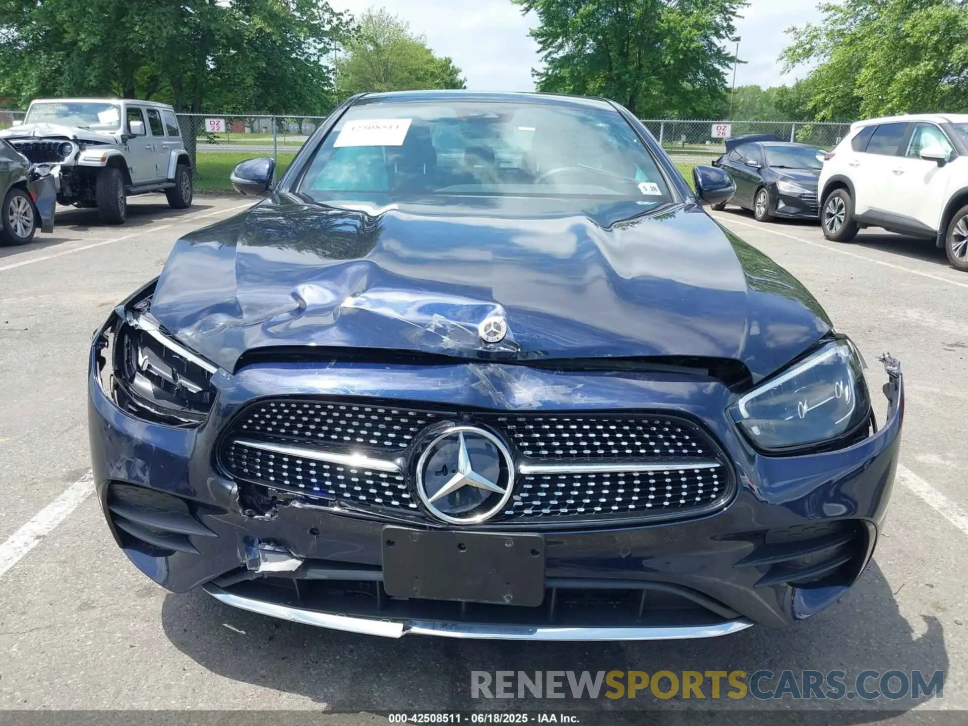 6 fotografías del automóvil dañado W1KZF8EB2PB145088 MERCEDES-BENZ E 350 2023