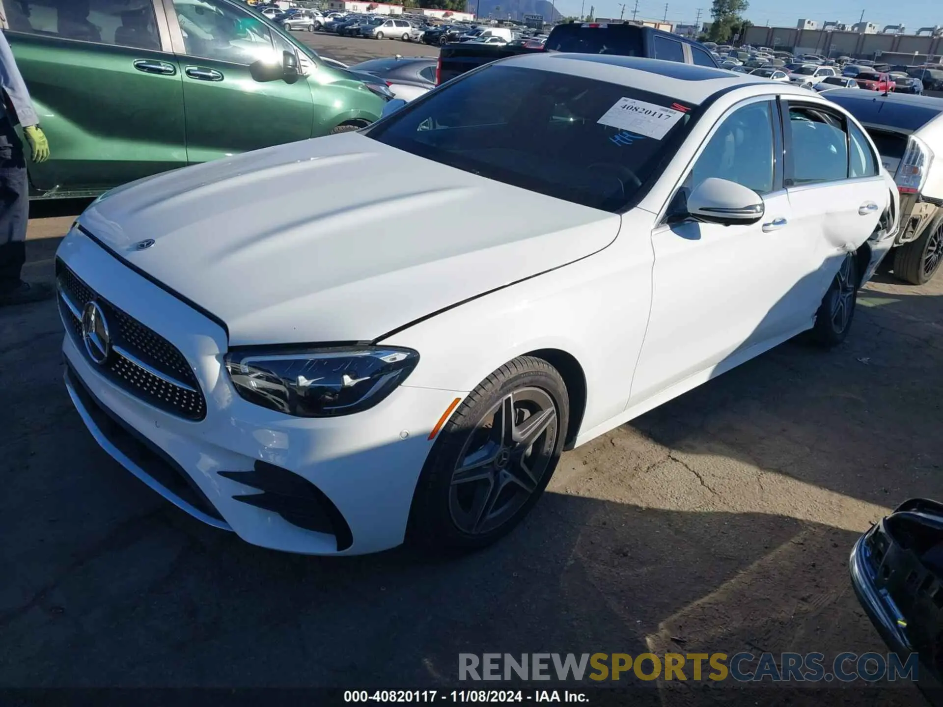 2 fotografías del automóvil dañado W1KZF8EB3PB108969 MERCEDES-BENZ E 350 2023