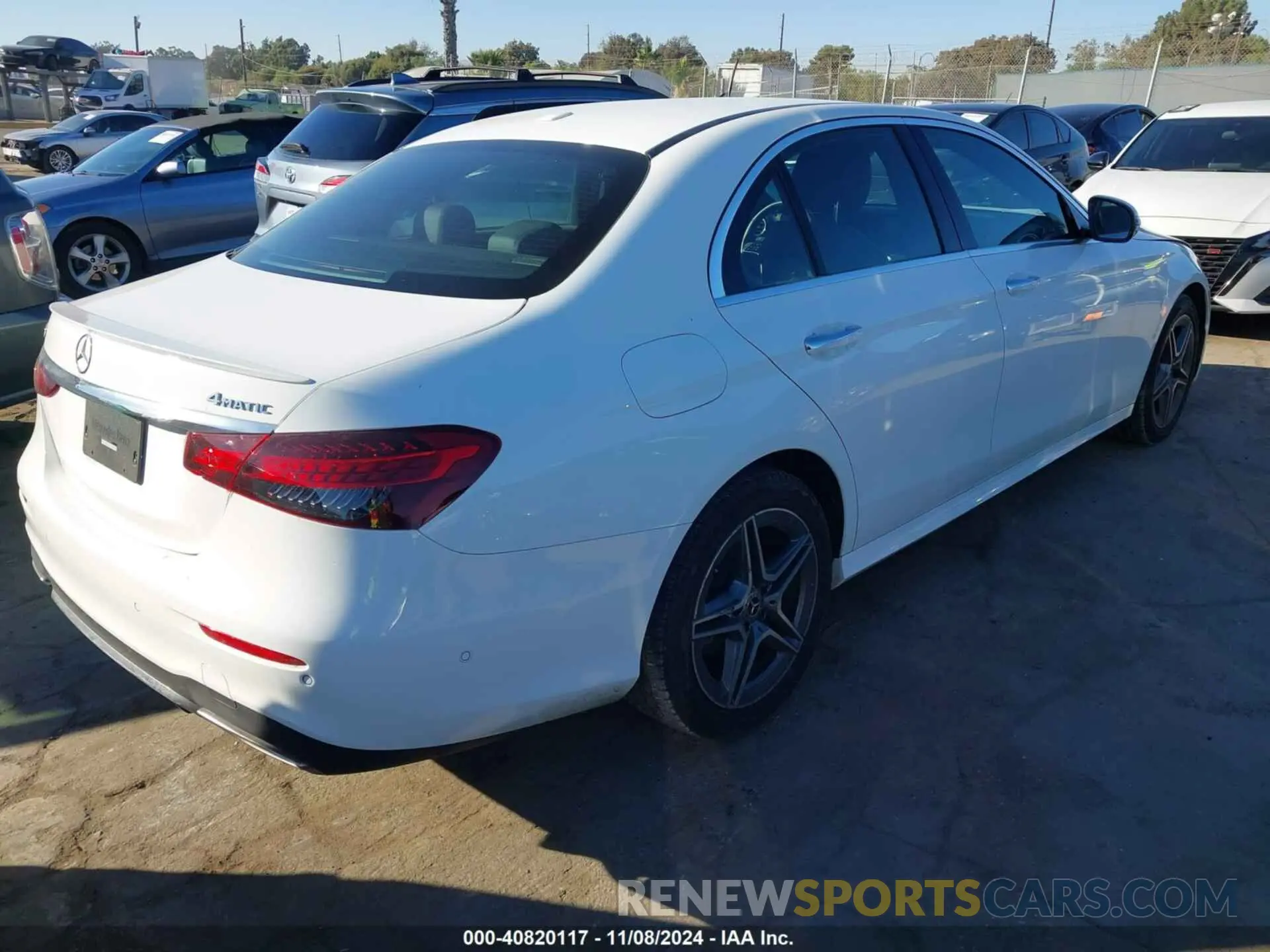 4 fotografías del automóvil dañado W1KZF8EB3PB108969 MERCEDES-BENZ E 350 2023
