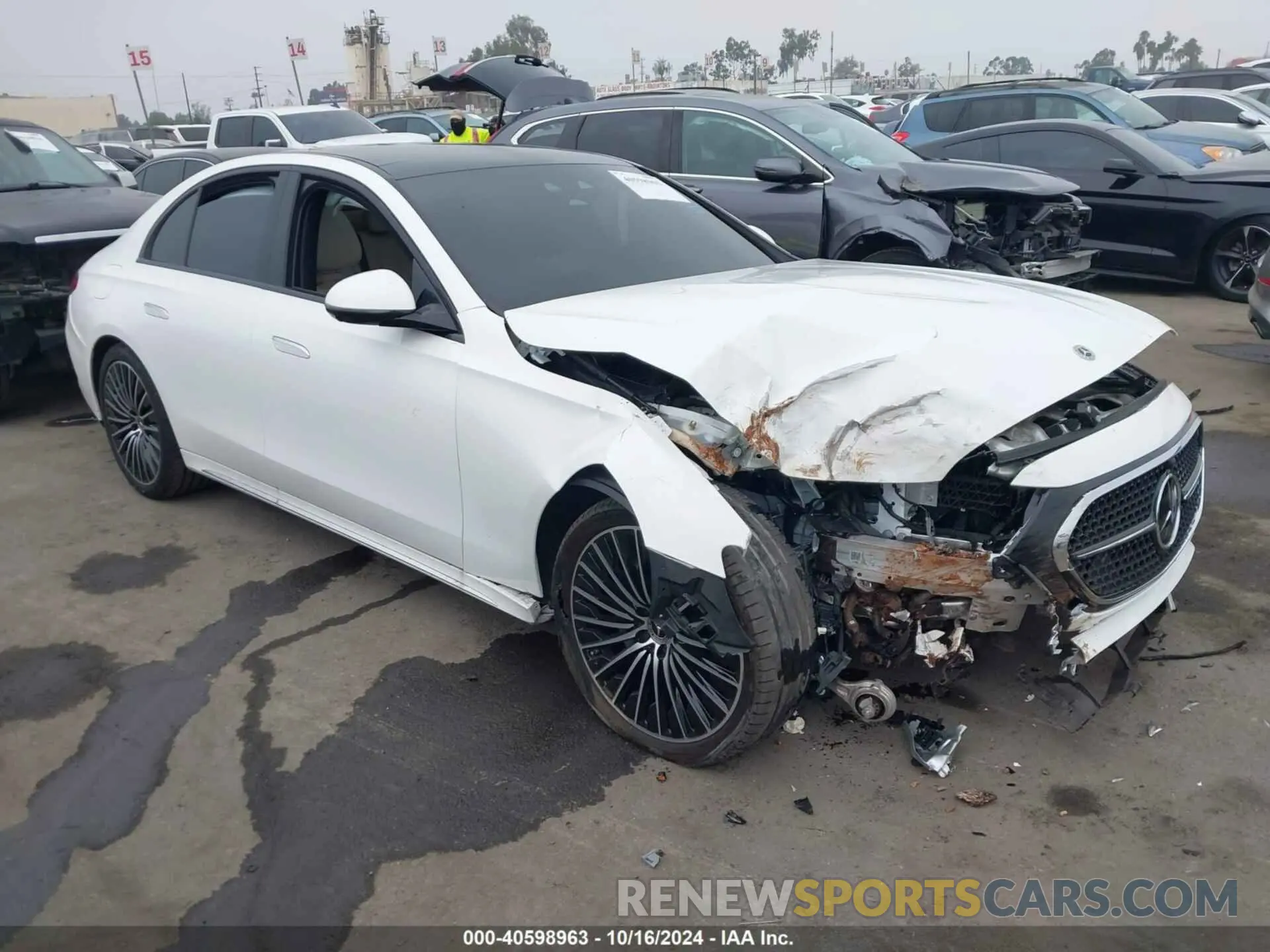 1 fotografías del automóvil dañado W1KLF4HB9RA009205 MERCEDES-BENZ E 350 2024