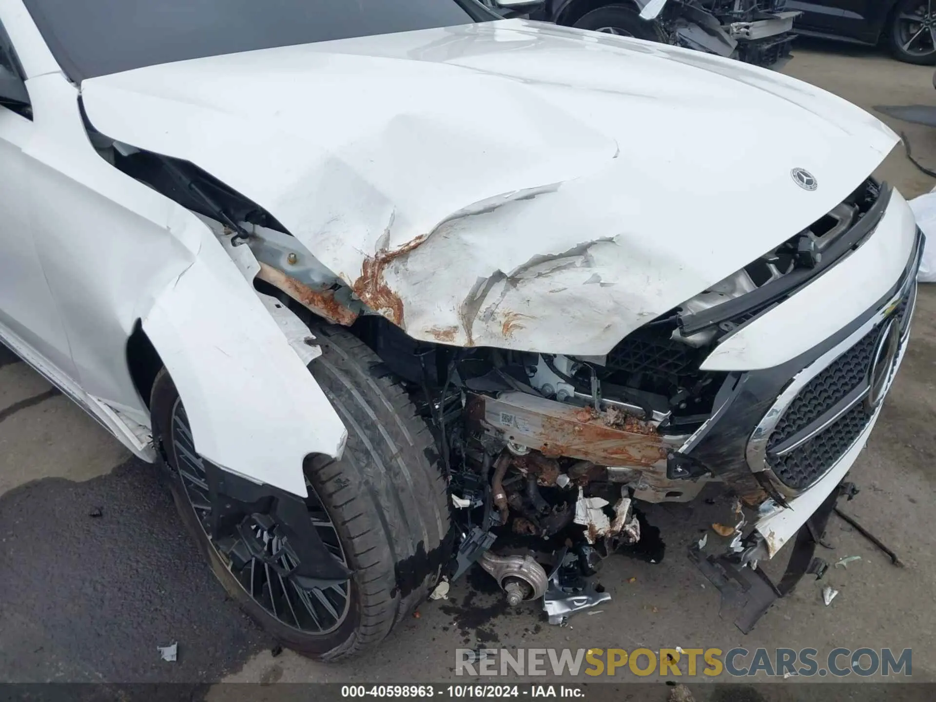 6 fotografías del automóvil dañado W1KLF4HB9RA009205 MERCEDES-BENZ E 350 2024