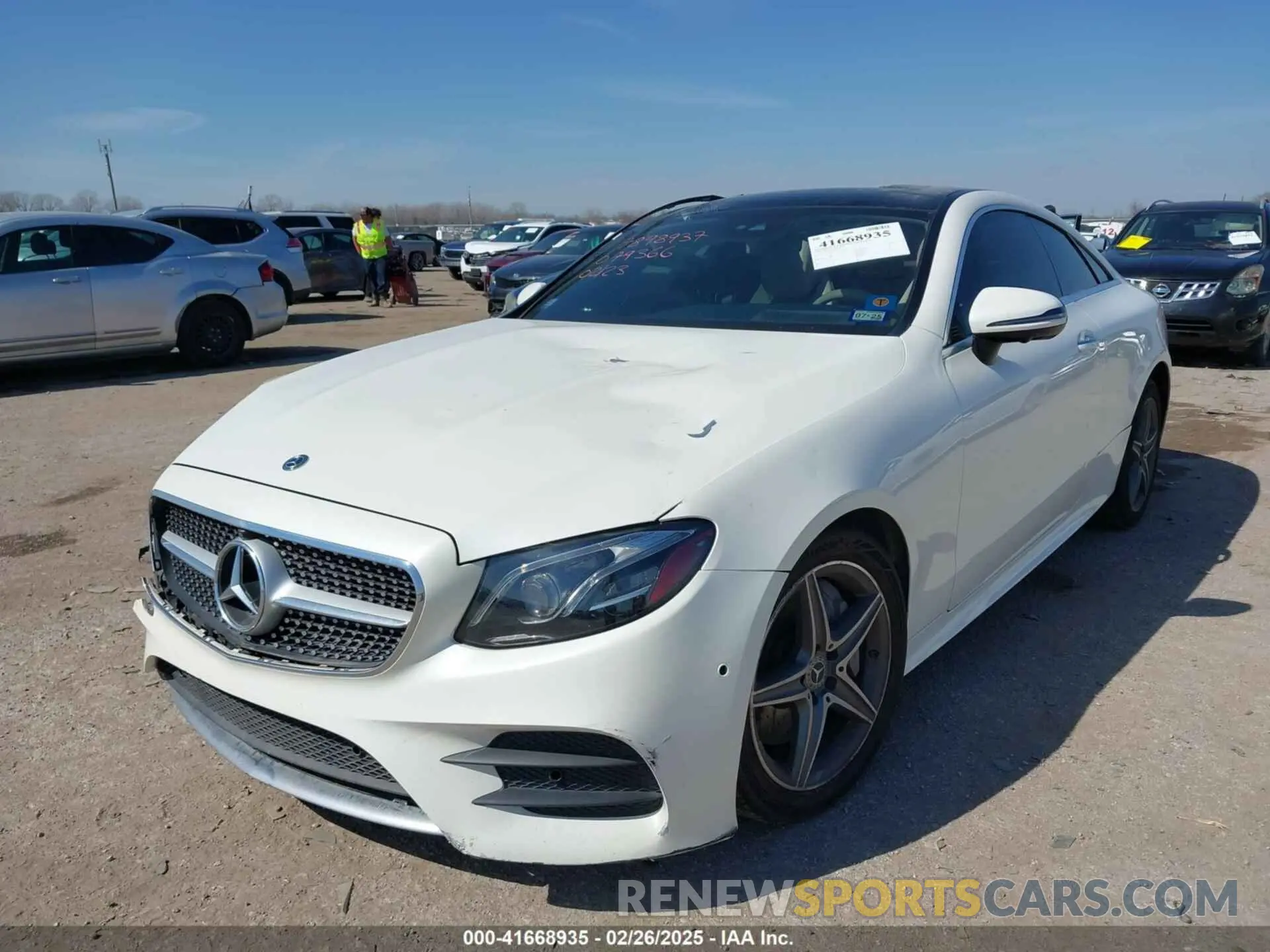 2 fotografías del automóvil dañado WDD1J6HB6KF079366 MERCEDES-BENZ E 450 2019