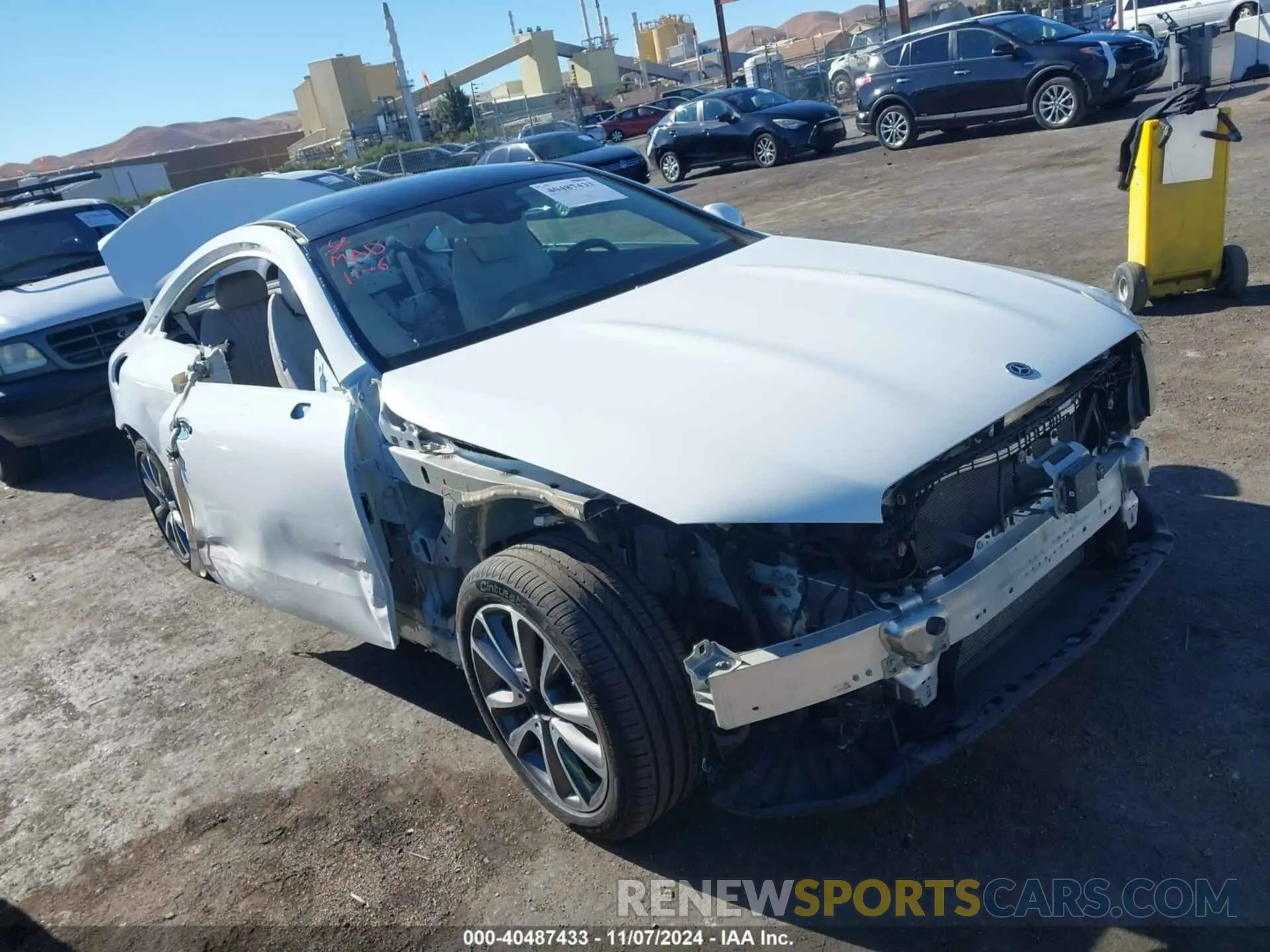 1 fotografías del automóvil dañado WDD1J6HB6KF081635 MERCEDES-BENZ E 450 2019