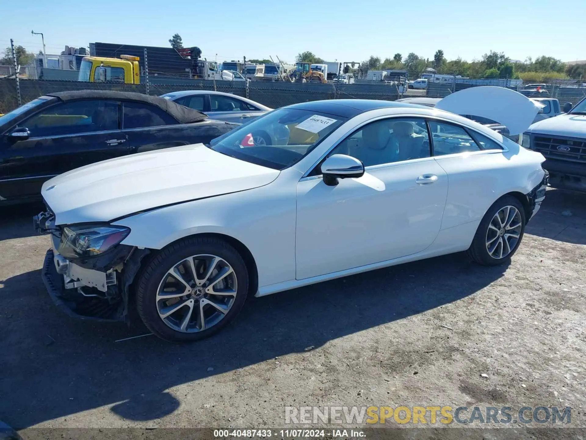 2 fotografías del automóvil dañado WDD1J6HB6KF081635 MERCEDES-BENZ E 450 2019