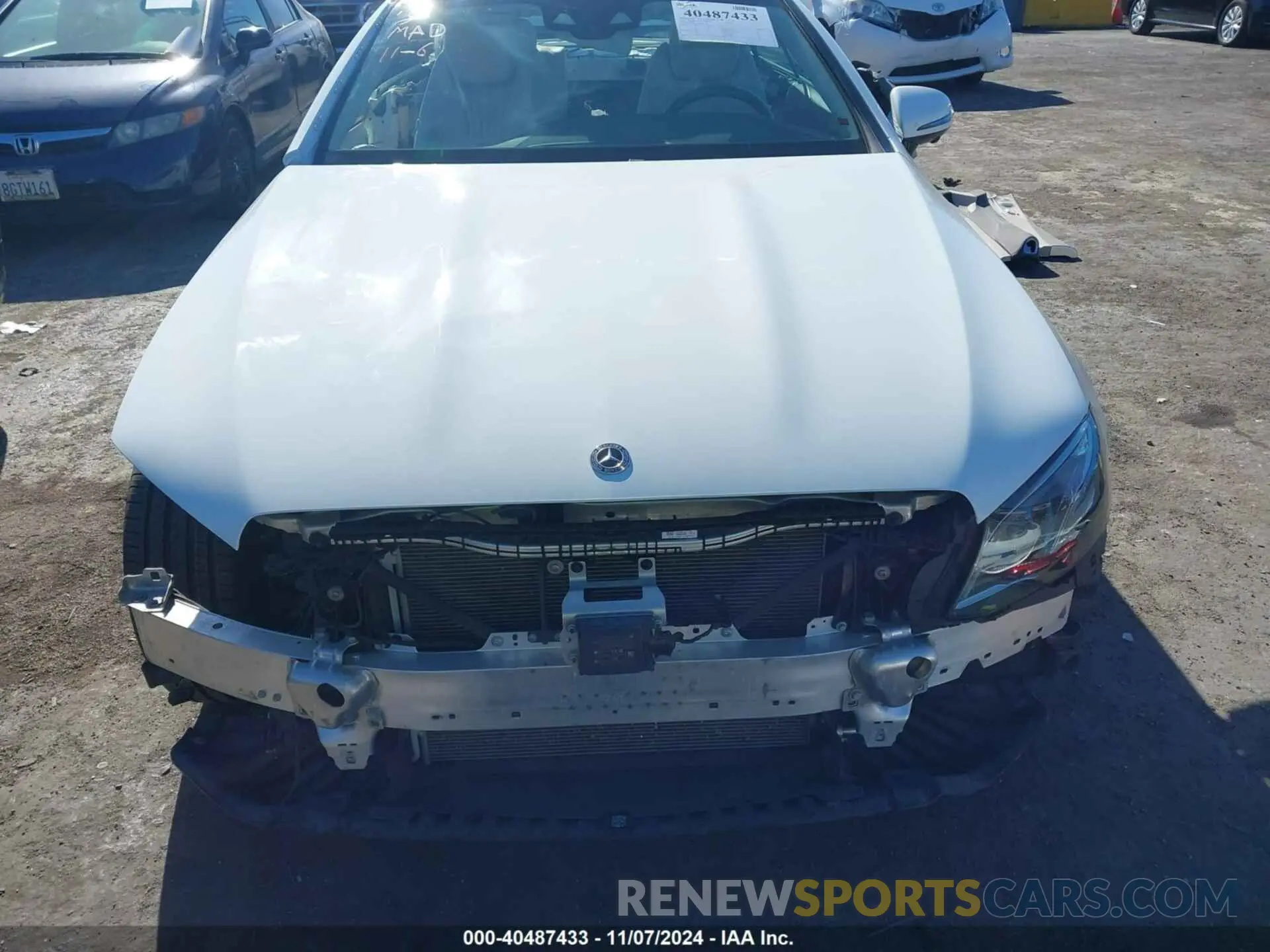 6 fotografías del automóvil dañado WDD1J6HB6KF081635 MERCEDES-BENZ E 450 2019