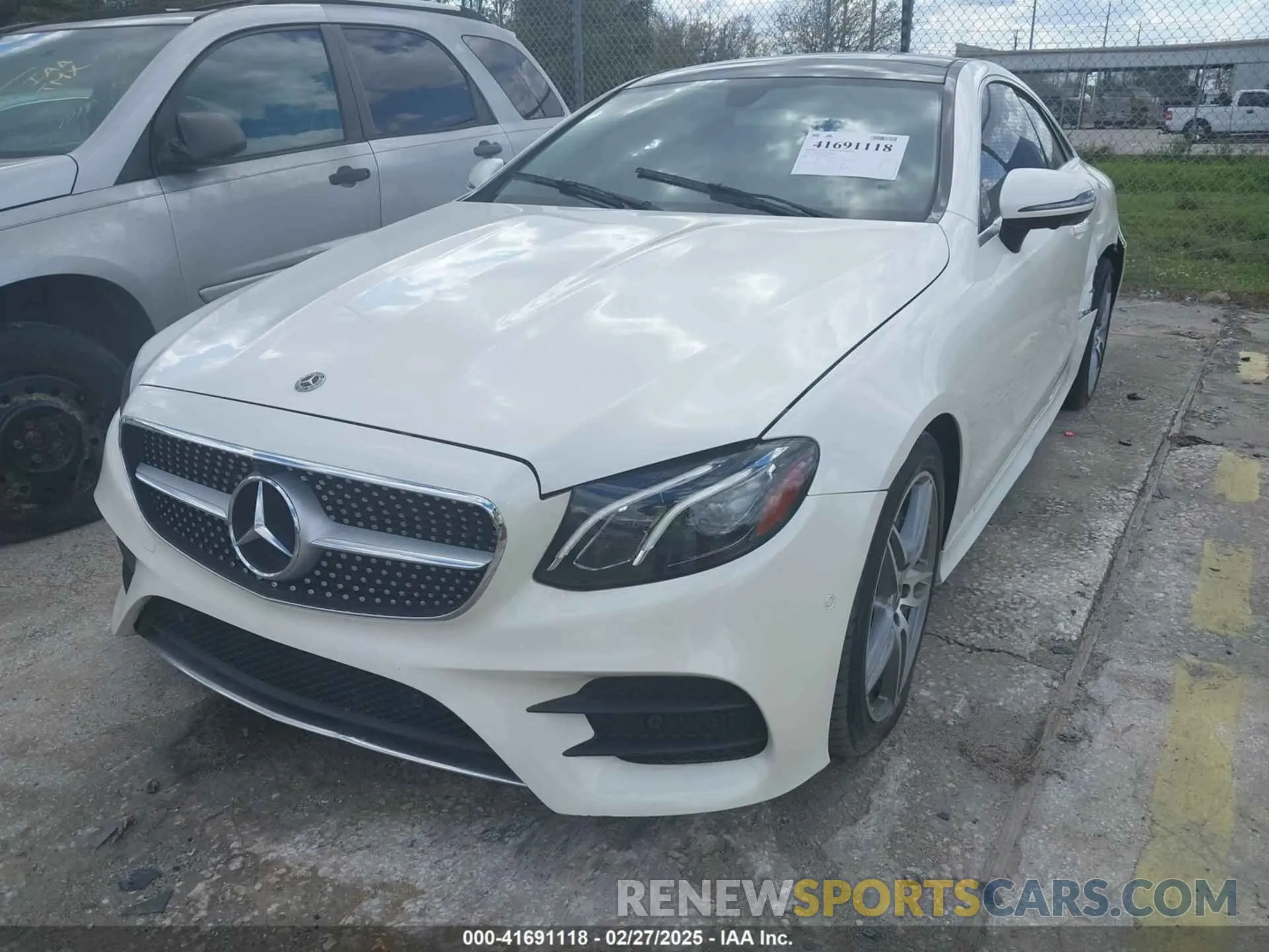 2 fotografías del automóvil dañado WDD1J6HB8KF074413 MERCEDES-BENZ E 450 2019