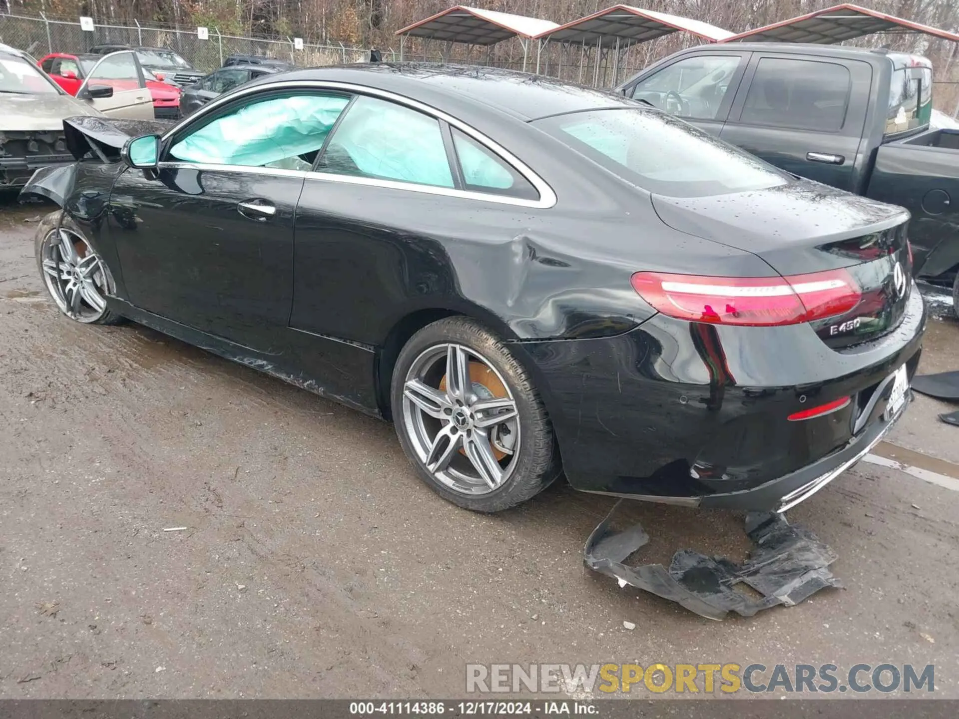 3 fotografías del automóvil dañado WDD1J6JBXKF114257 MERCEDES-BENZ E 450 2019