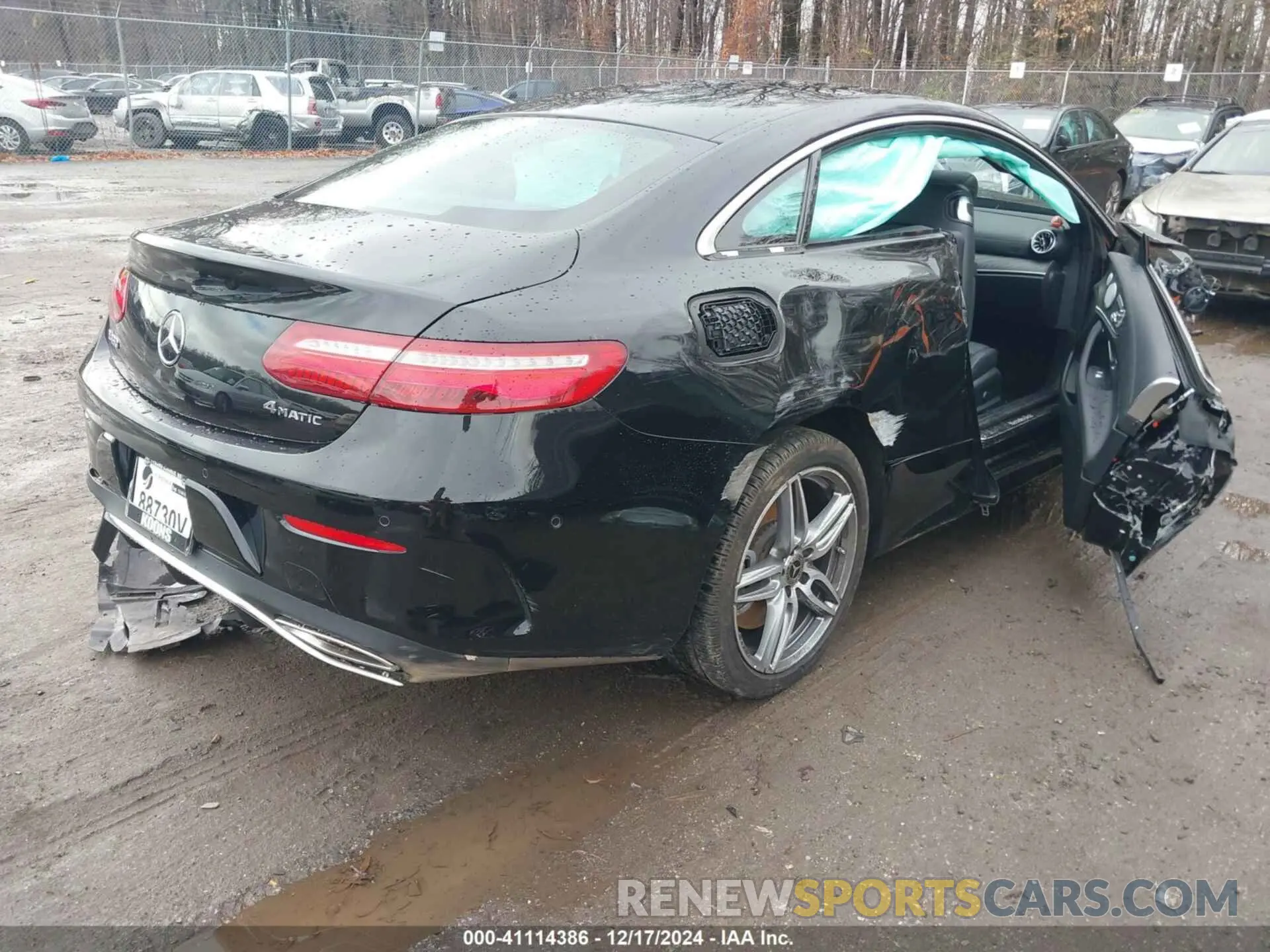 4 fotografías del automóvil dañado WDD1J6JBXKF114257 MERCEDES-BENZ E 450 2019