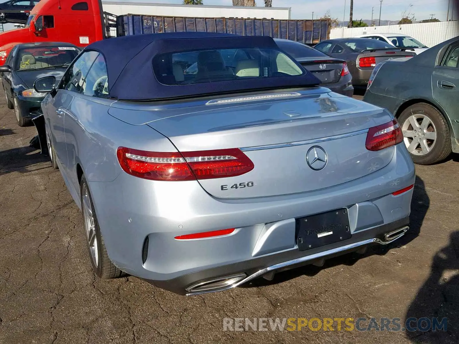 3 fotografías del automóvil dañado WDD1K6HB6KF075816 MERCEDES-BENZ E 450 2019