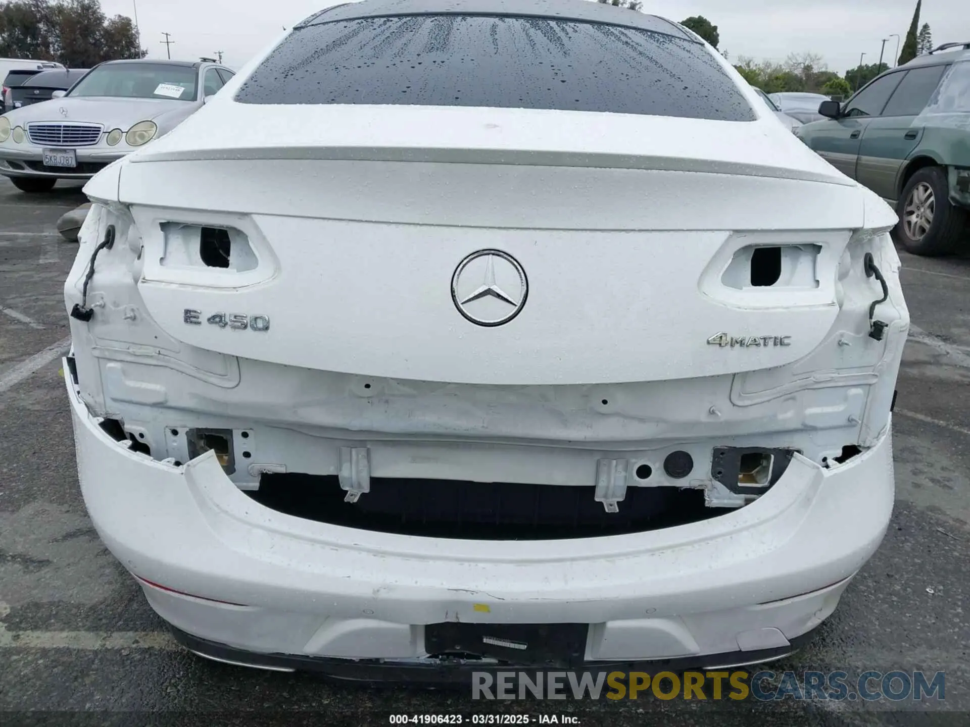 6 fotografías del automóvil dañado W1K1J6JB1LF141462 MERCEDES-BENZ E 450 2020