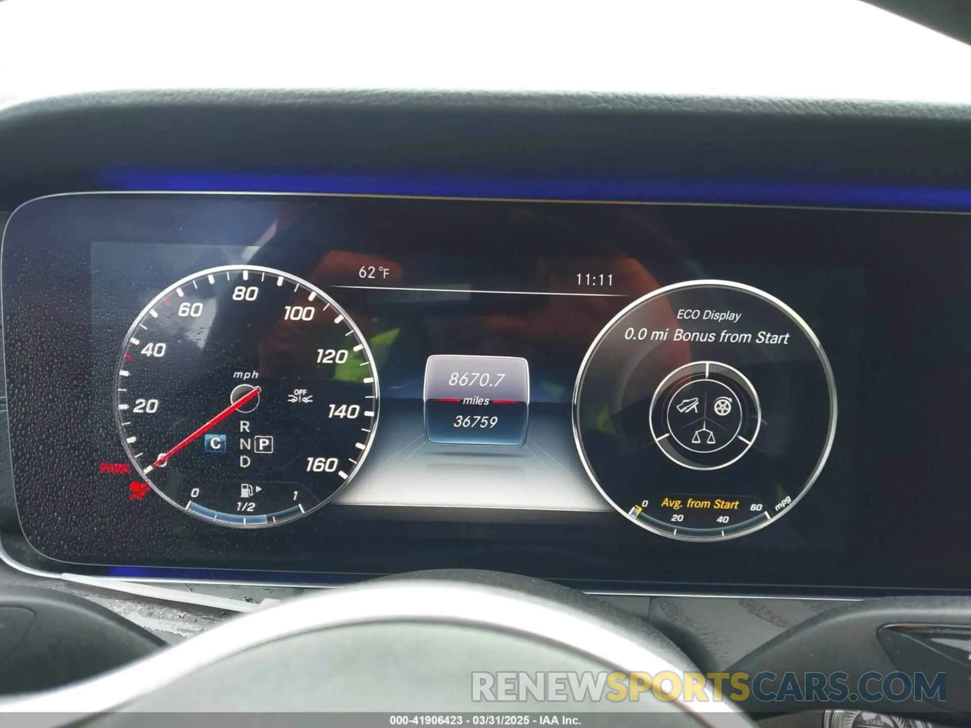 7 fotografías del automóvil dañado W1K1J6JB1LF141462 MERCEDES-BENZ E 450 2020