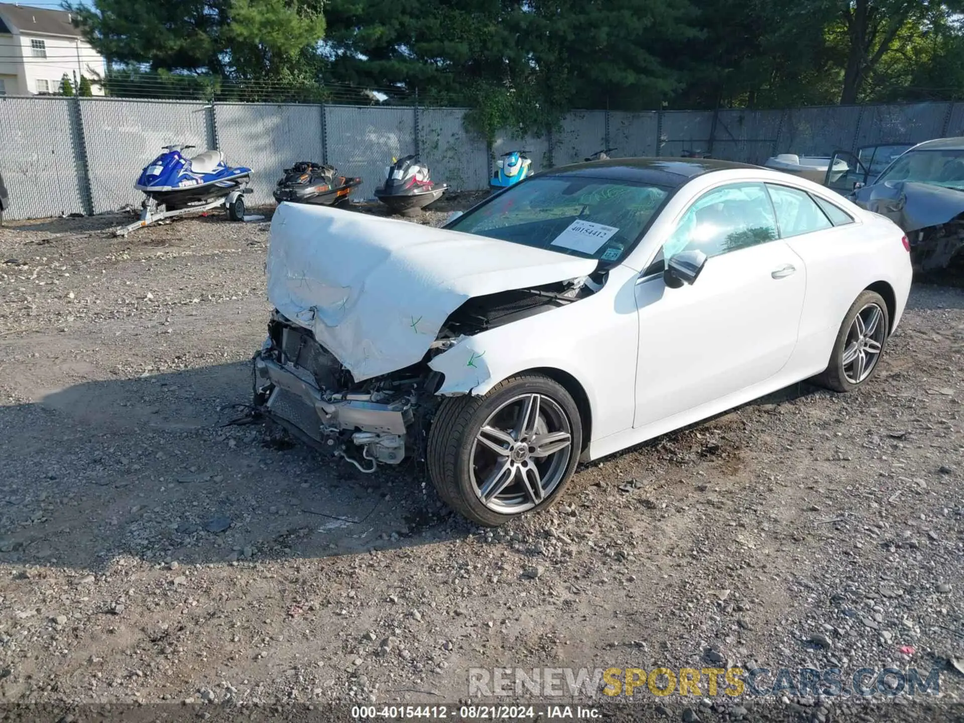 2 fotografías del automóvil dañado W1K1J6JB2LF134276 MERCEDES-BENZ E 450 2020