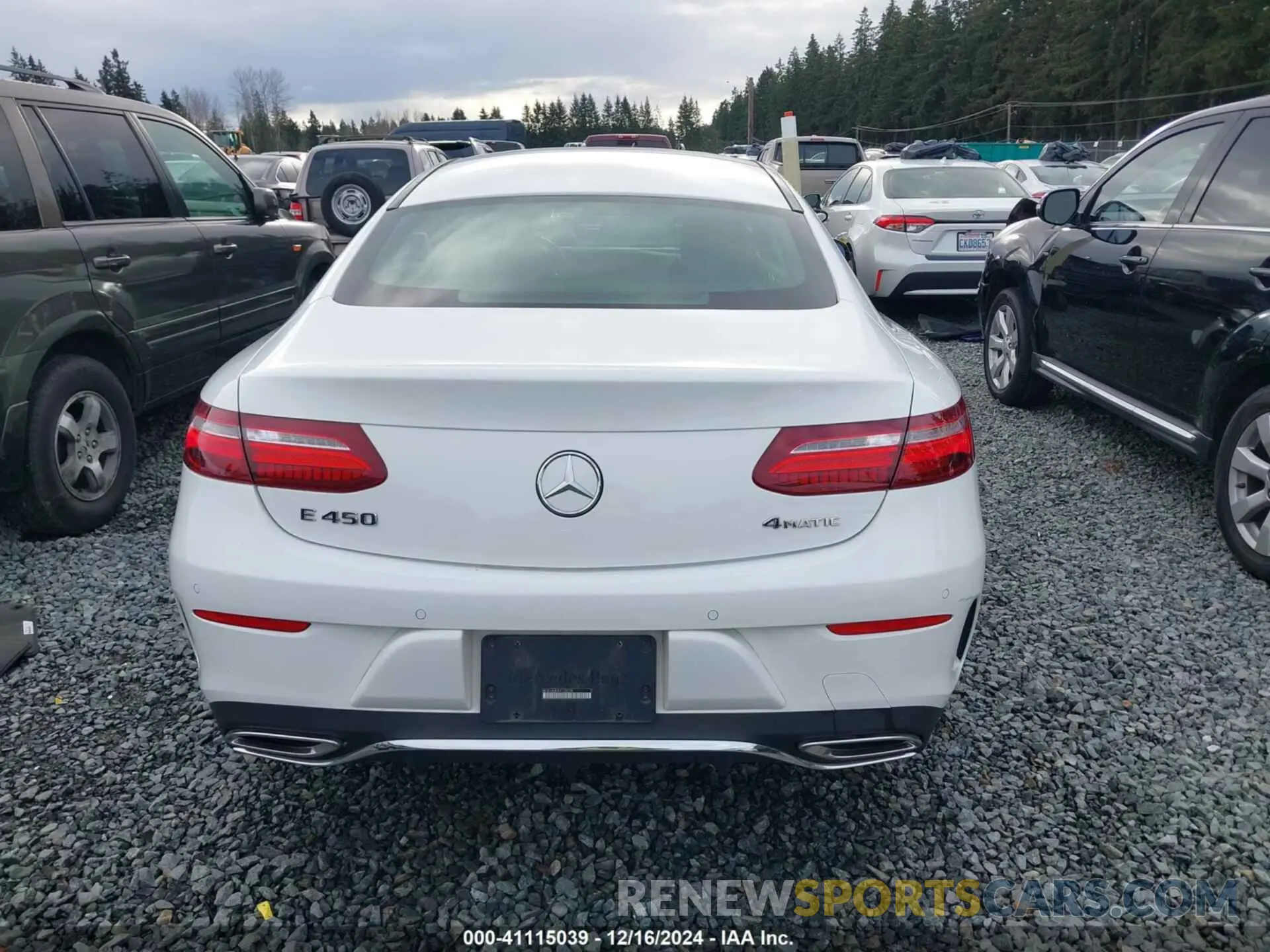 16 fotografías del automóvil dañado W1K1J6JB3LF132228 MERCEDES-BENZ E 450 2020