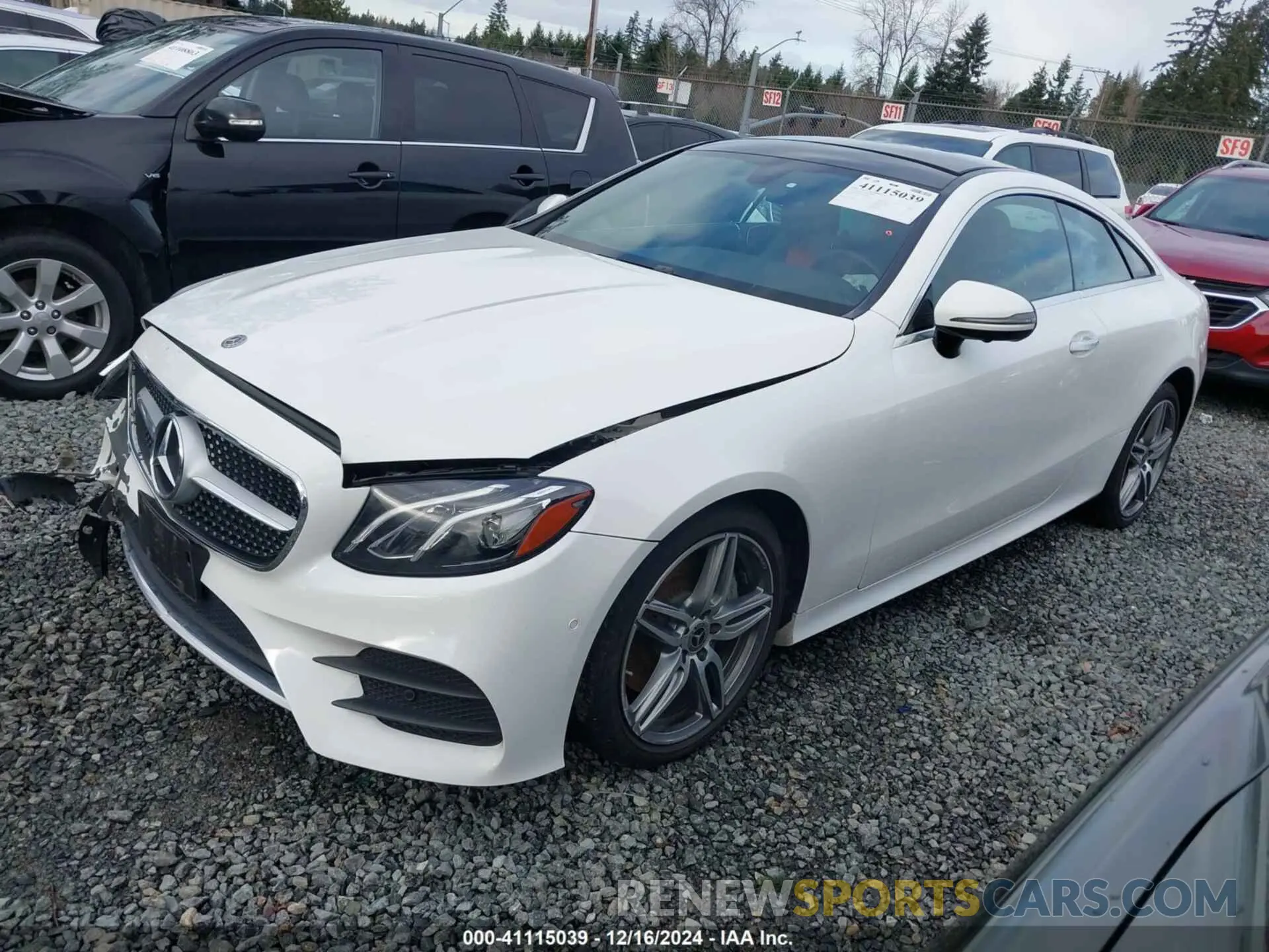 2 fotografías del automóvil dañado W1K1J6JB3LF132228 MERCEDES-BENZ E 450 2020