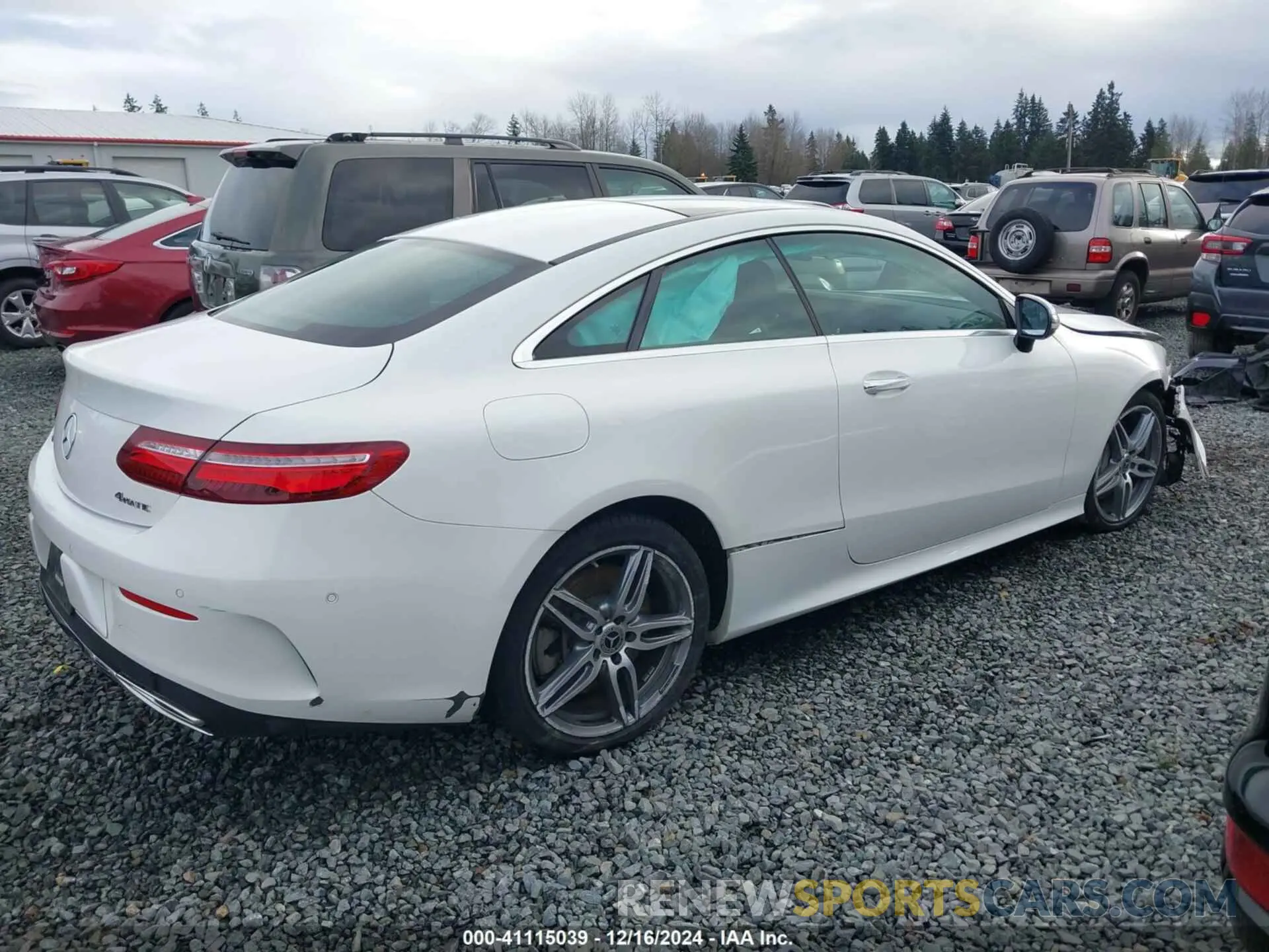 4 fotografías del automóvil dañado W1K1J6JB3LF132228 MERCEDES-BENZ E 450 2020