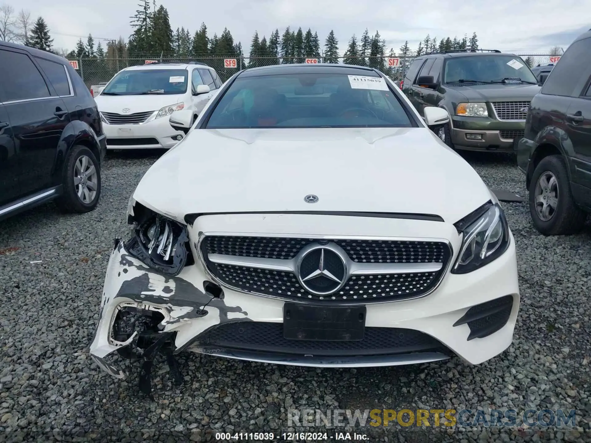 6 fotografías del automóvil dañado W1K1J6JB3LF132228 MERCEDES-BENZ E 450 2020