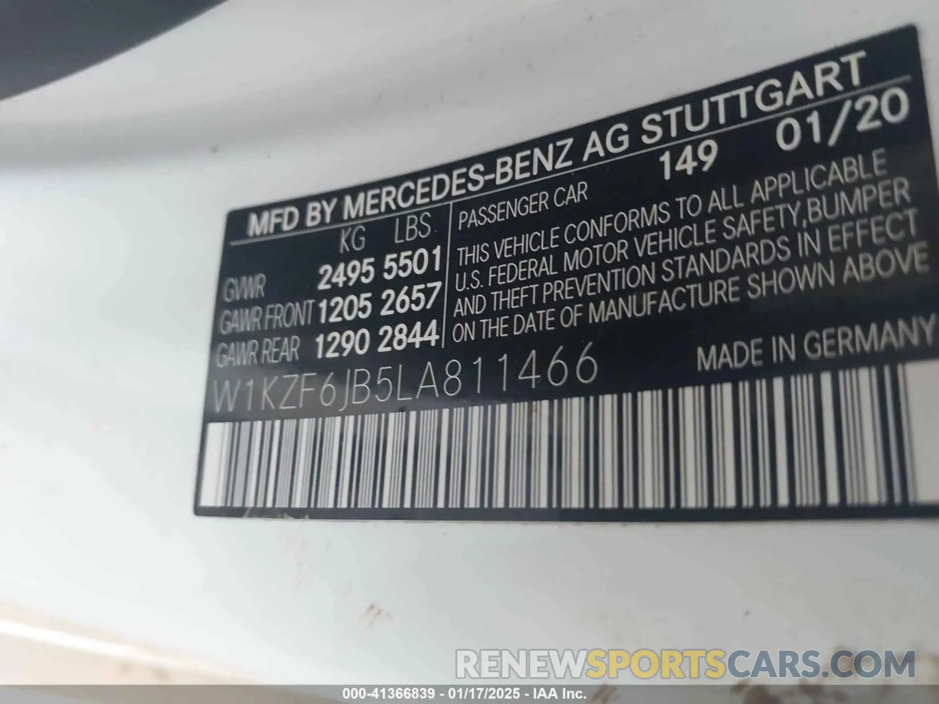 9 fotografías del automóvil dañado W1KZF6JB5LAH11466 MERCEDES-BENZ E 450 2020