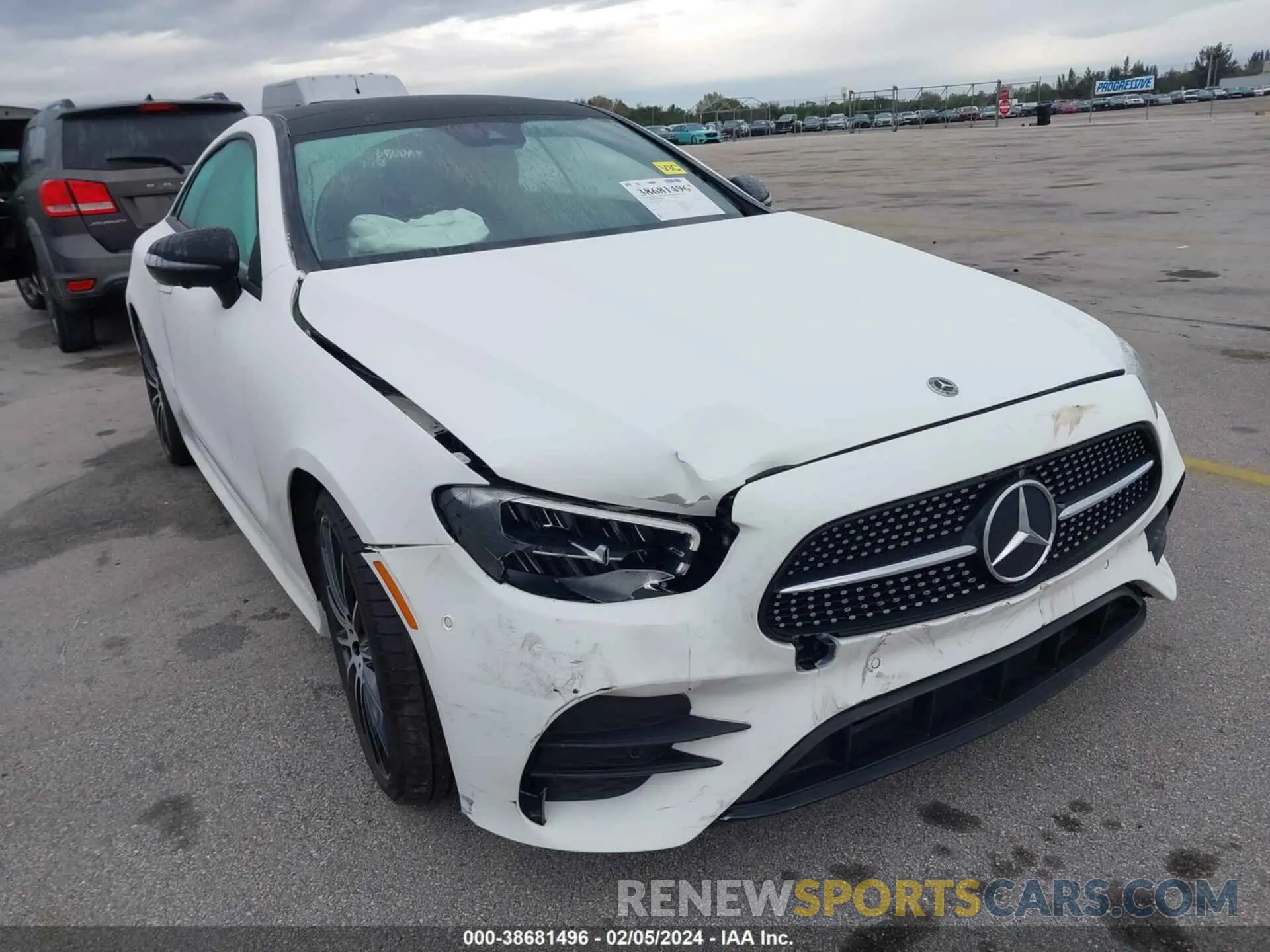 6 fotografías del automóvil dañado W1K1J5JB6NF185602 MERCEDES-BENZ E 450 2022