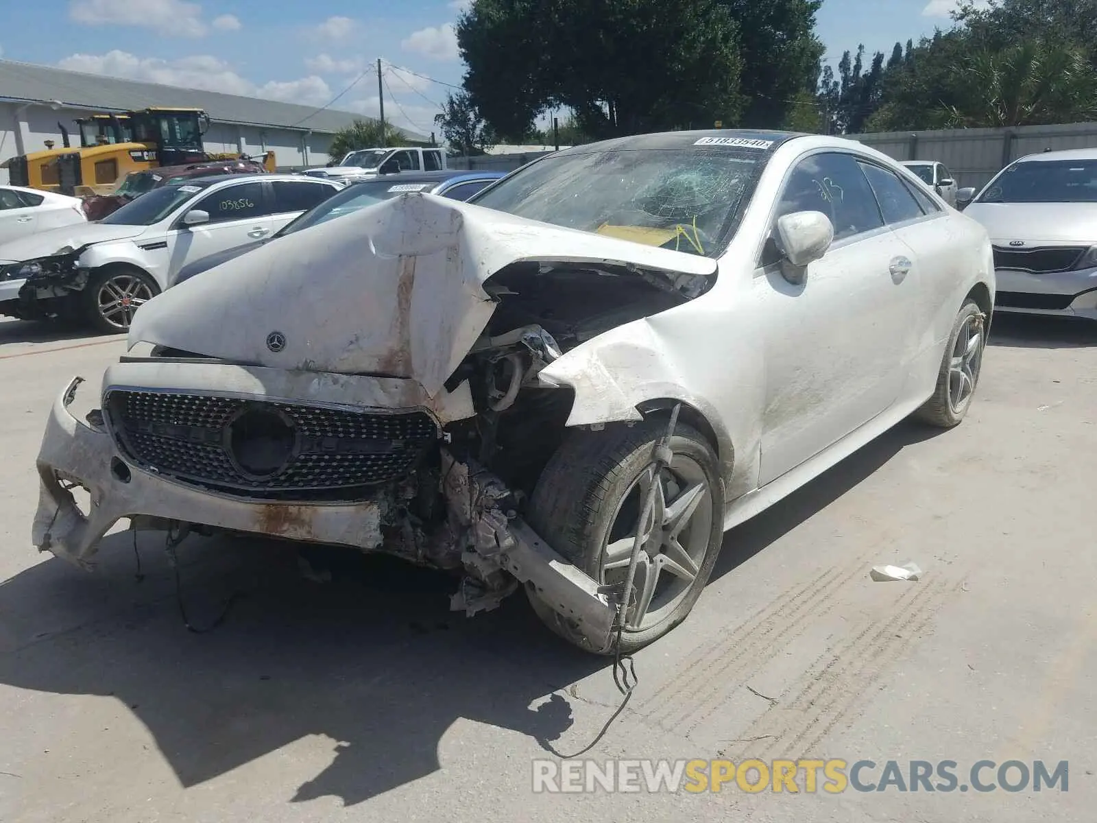 2 fotografías del automóvil dañado WDD1J6JB9KF078433 MERCEDES-BENZ E 450 4MAT 2019