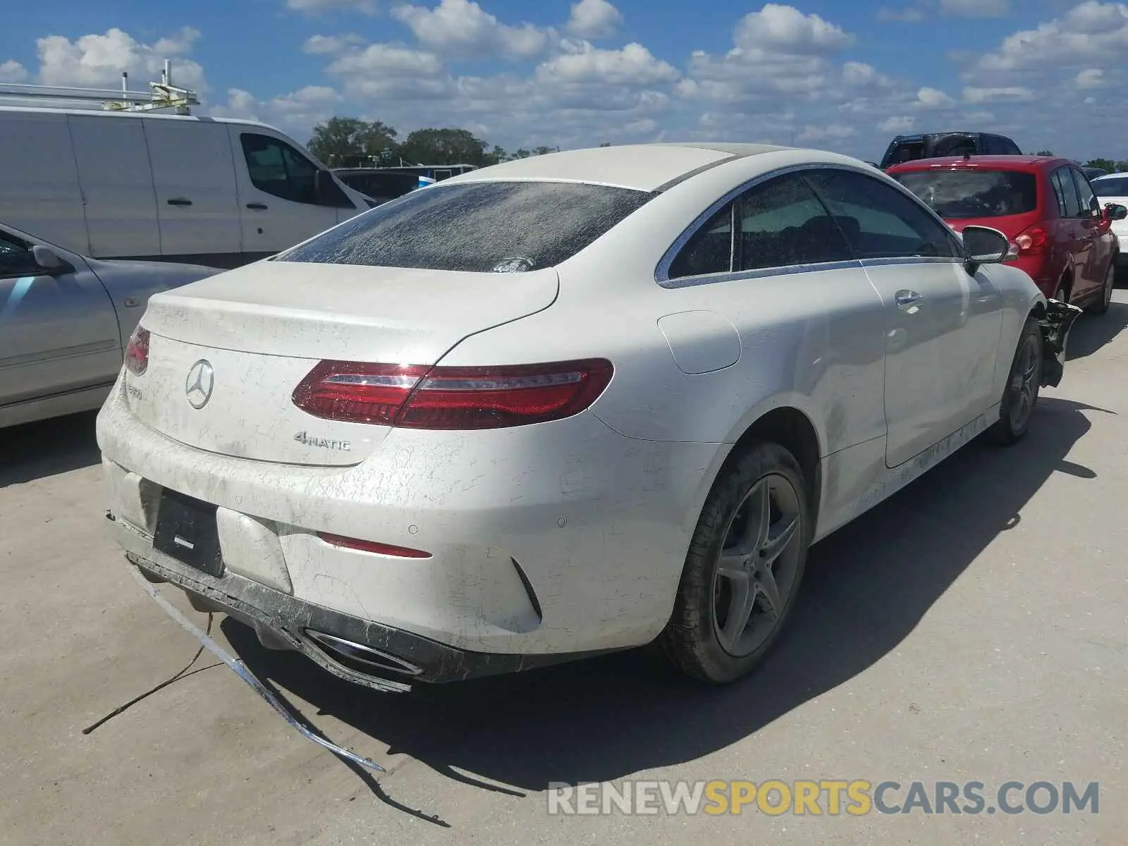 4 fotografías del automóvil dañado WDD1J6JB9KF078433 MERCEDES-BENZ E 450 4MAT 2019