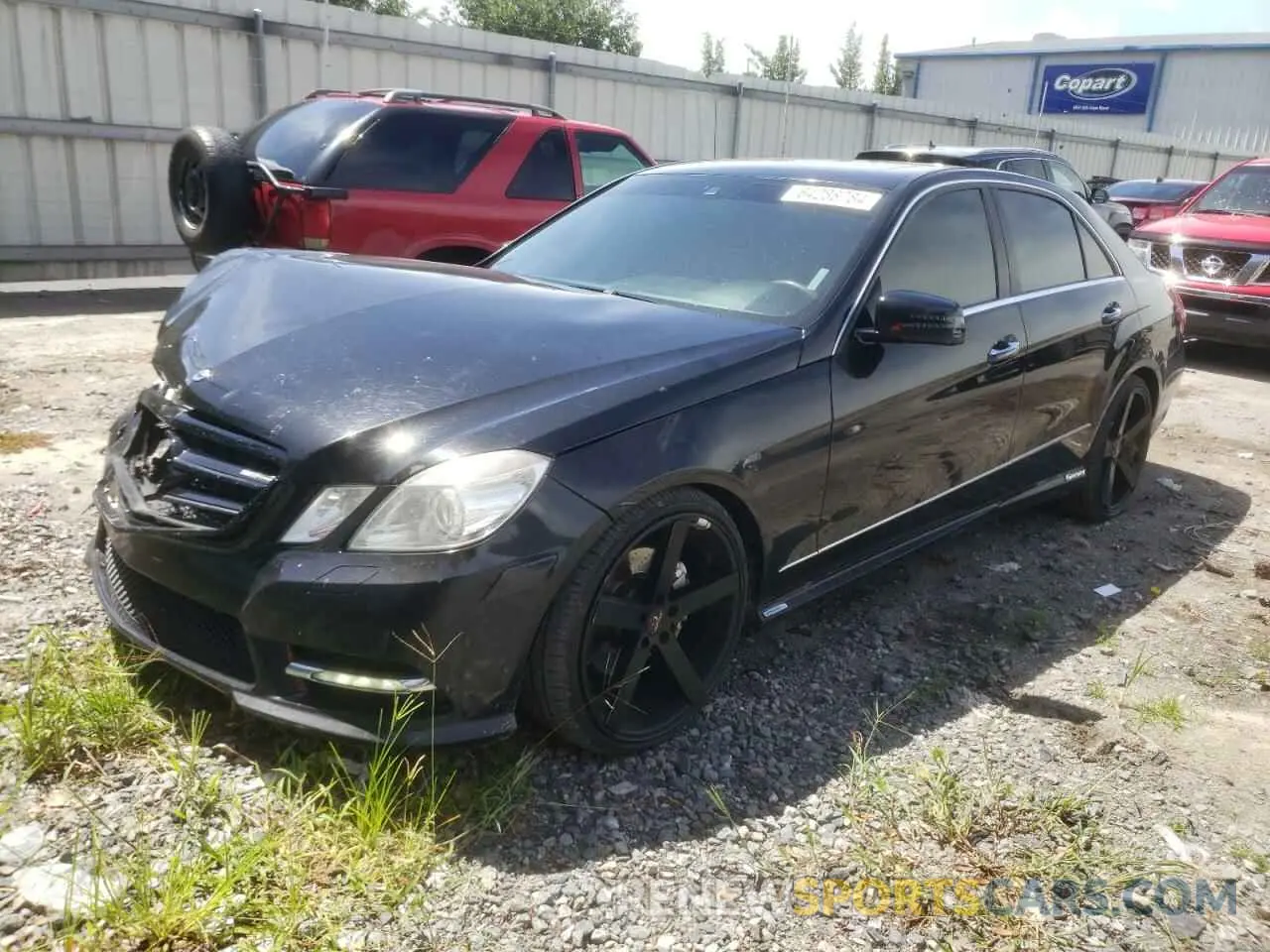 1 fotografías del automóvil dañado WDDHF5KB9DA667197 MERCEDES-BENZ E-CLASS 2013