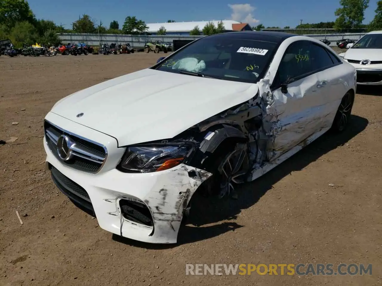 2 fotografías del automóvil dañado WDD1J6BB1KF095998 MERCEDES-BENZ E-CLASS 2019