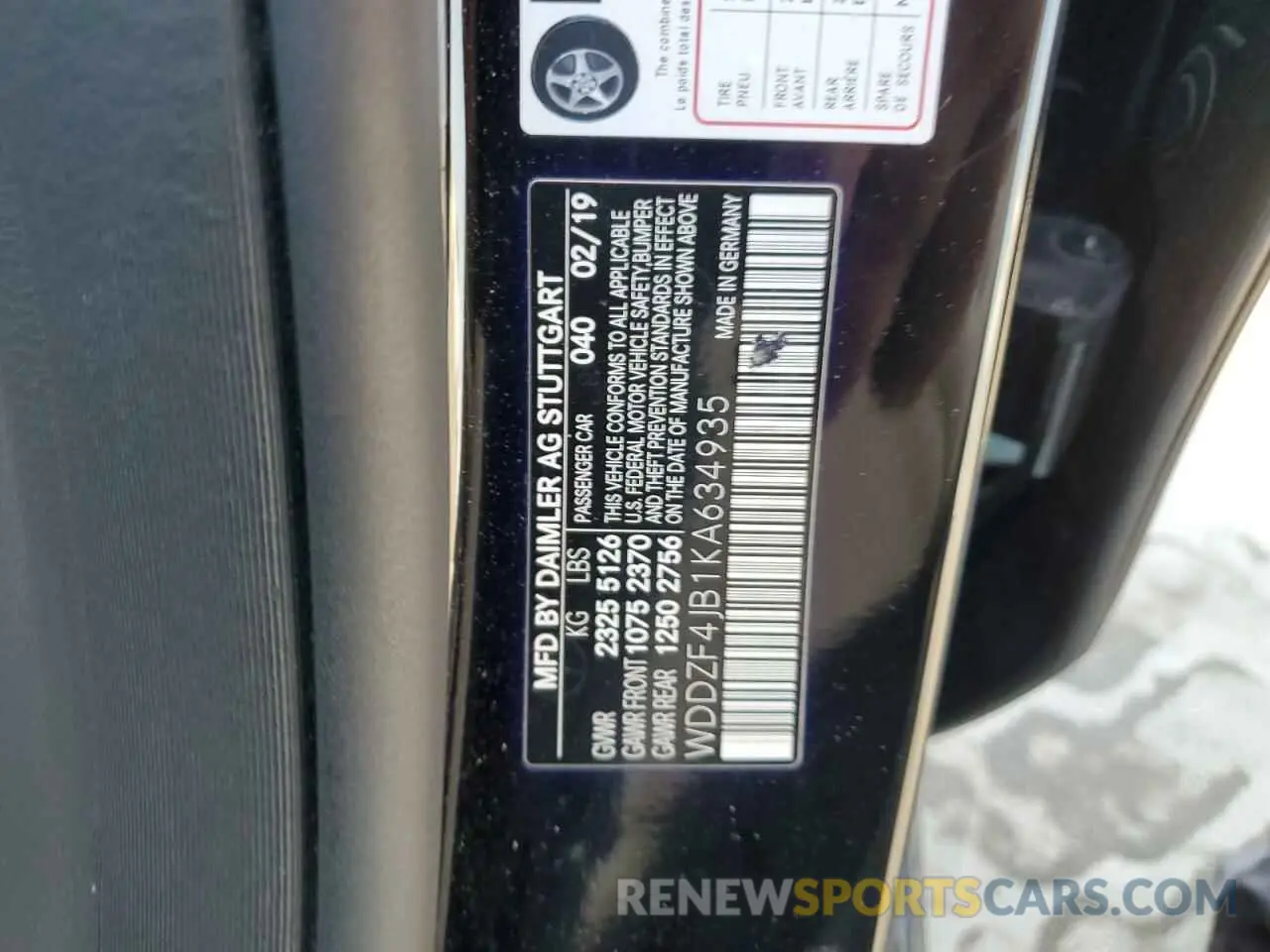 12 fotografías del automóvil dañado WDDZF4JB1KA634935 MERCEDES-BENZ E-CLASS 2019
