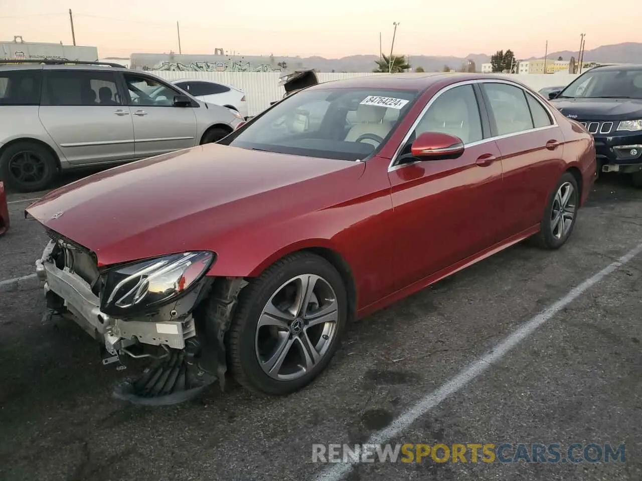 1 fotografías del automóvil dañado WDDZF4JB2KA547836 MERCEDES-BENZ E-CLASS 2019