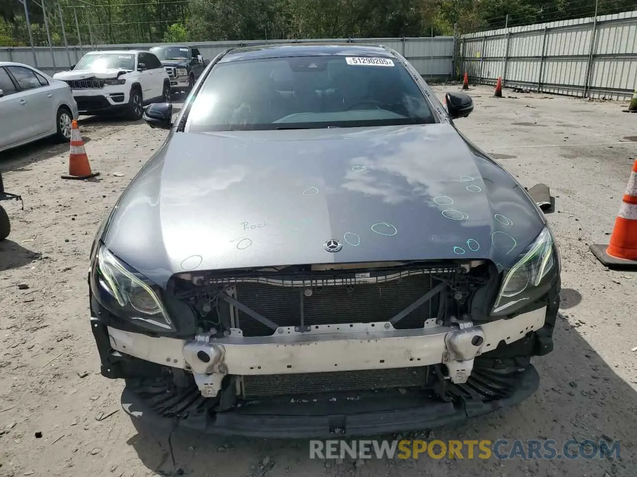 5 fotografías del automóvil dañado WDDZF4JB3KA520824 MERCEDES-BENZ E-CLASS 2019