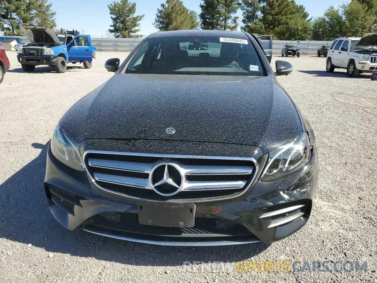 5 fotografías del automóvil dañado WDDZF4JBXKA528418 MERCEDES-BENZ E-CLASS 2019