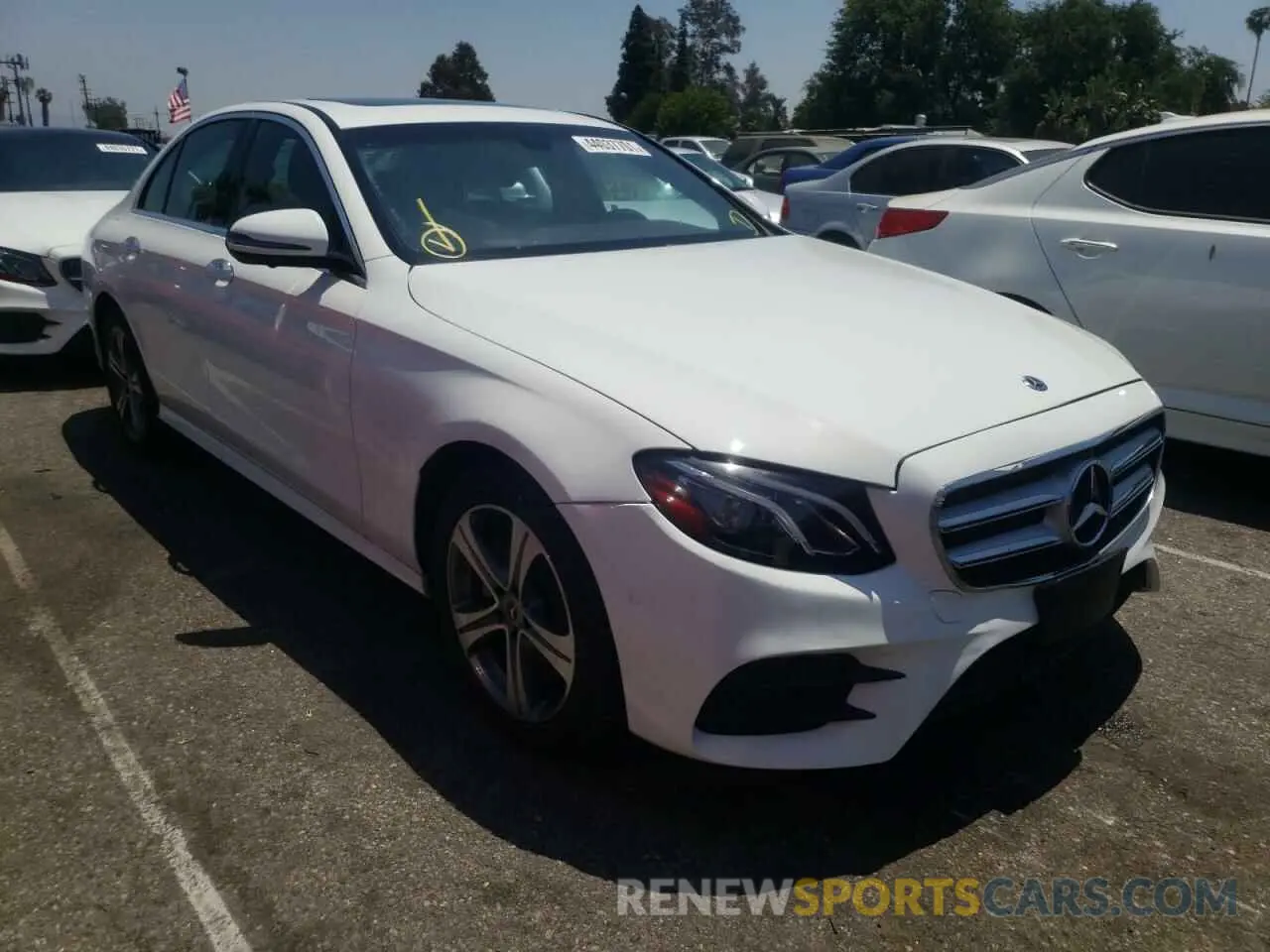 1 fotografías del automóvil dañado WDDZF4JBXKA594368 MERCEDES-BENZ E CLASS 2019